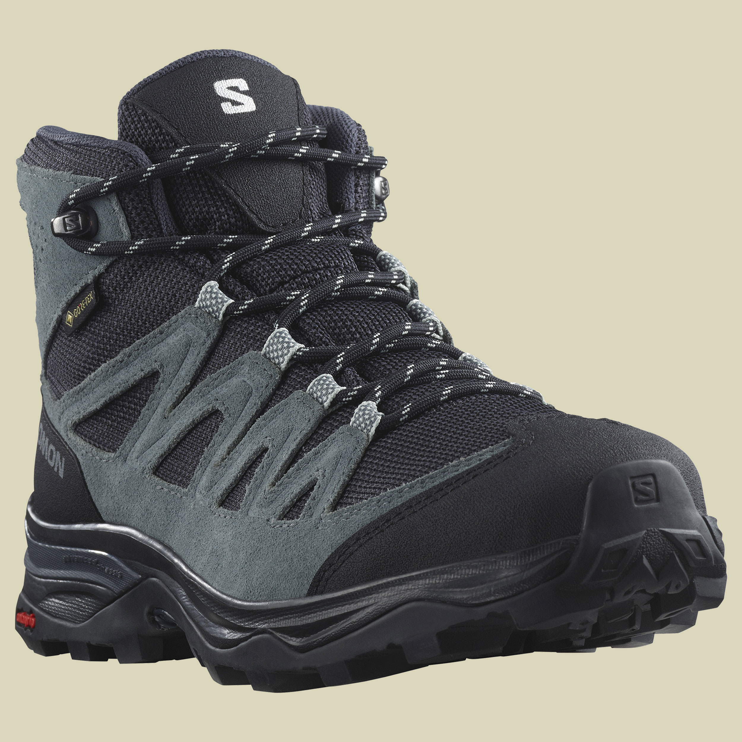 X Ward Leather Mid GTX Women Größe UK 8,5 Farbe india ink/black/stormy weather