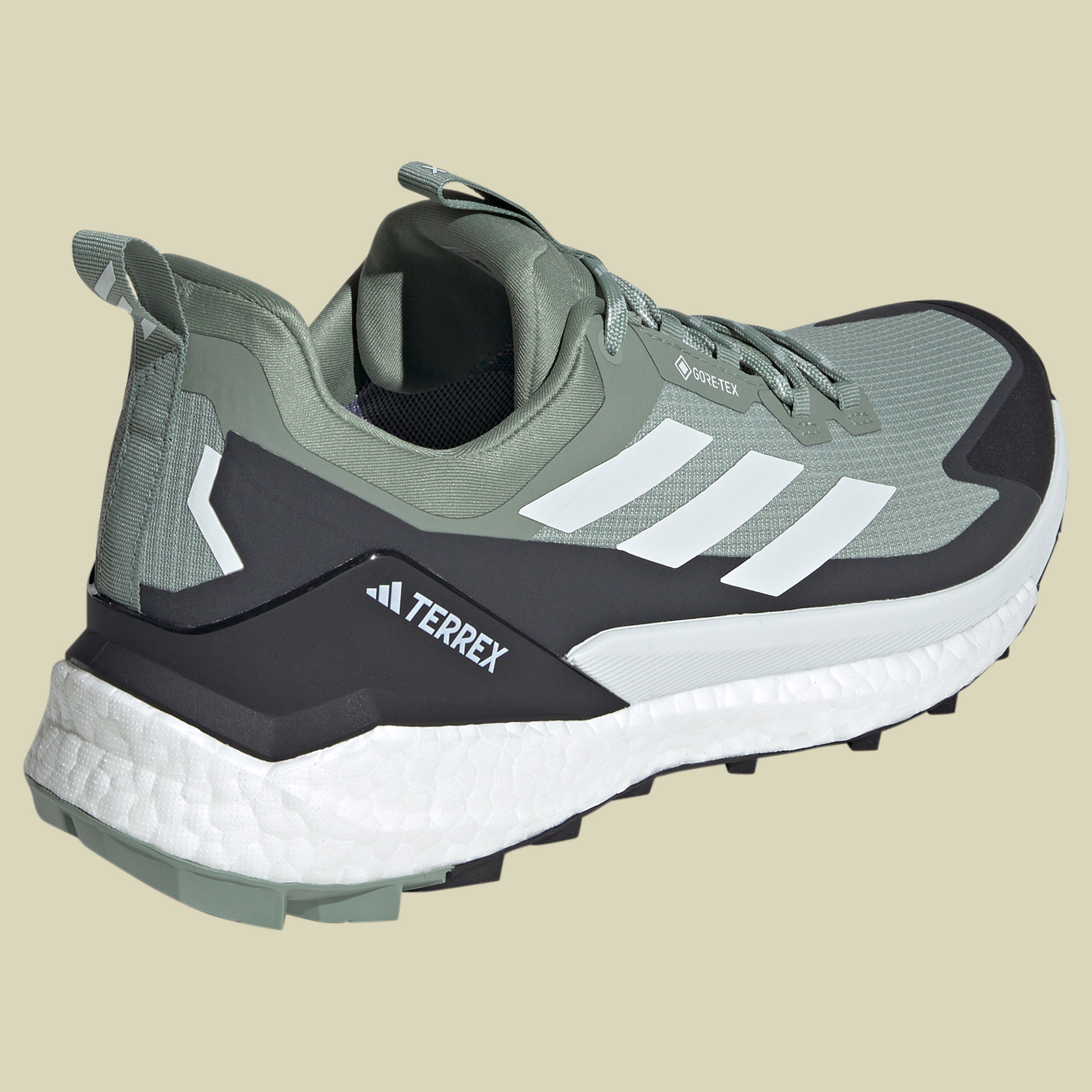 Terrex Free Hiker 2 Low GTX Men mehrfarbig UK 8,5 - silver green/crystal jade/carbon