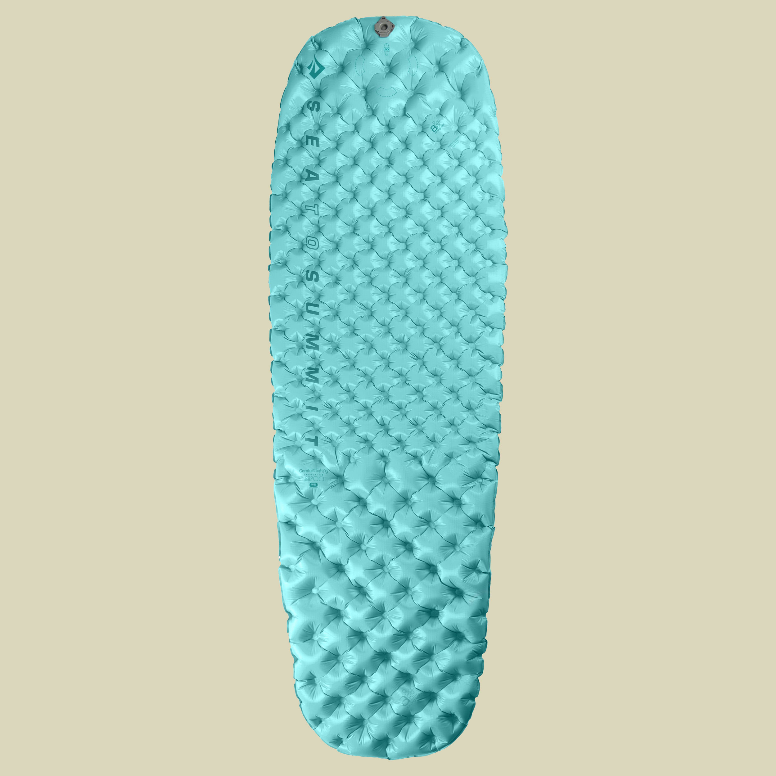 Comfort Light Insulated Mat Women Liegefläche 168 x 55 cm Farbe carribean