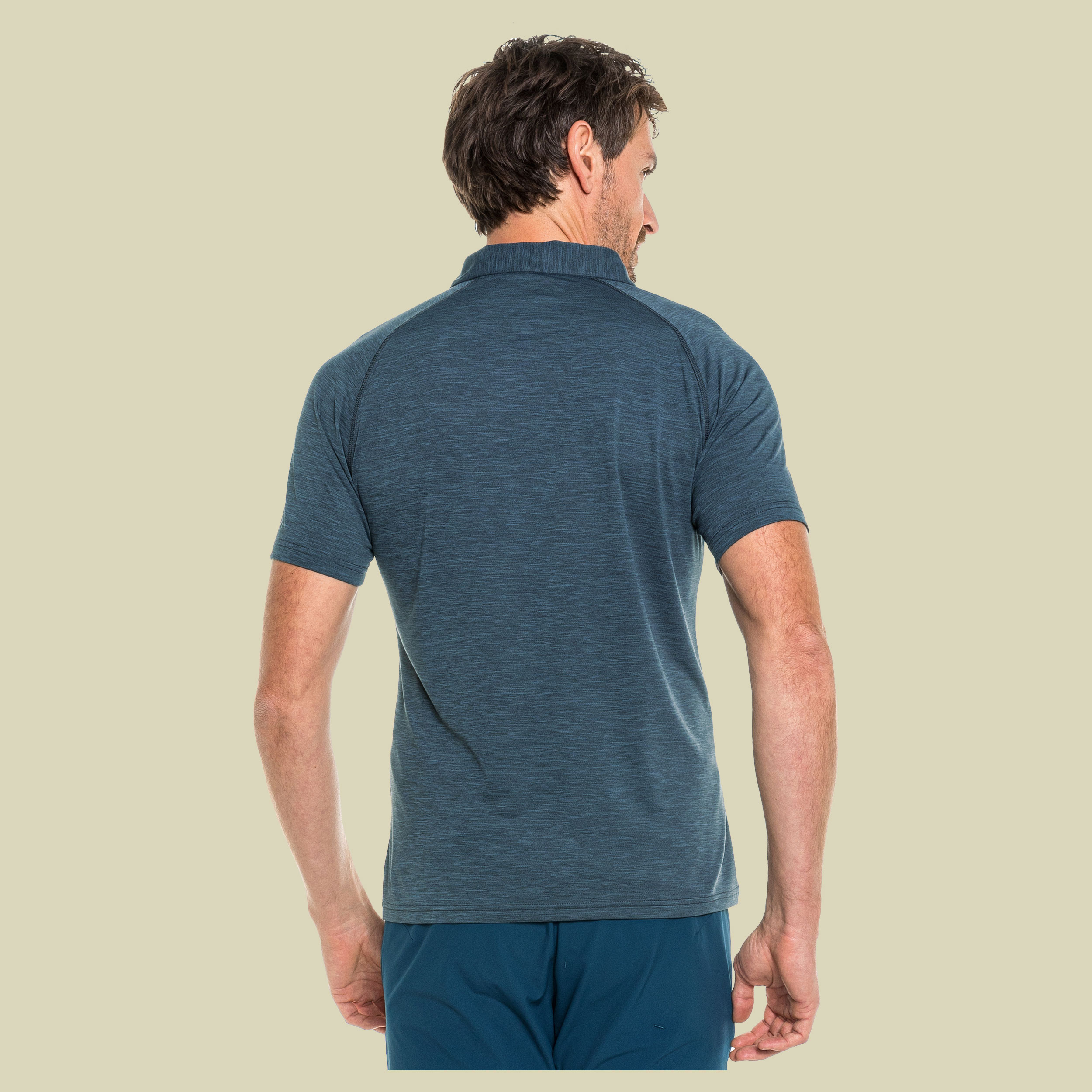 Polo Shirt Hocheck Men Größe 52 Farbe asphalt