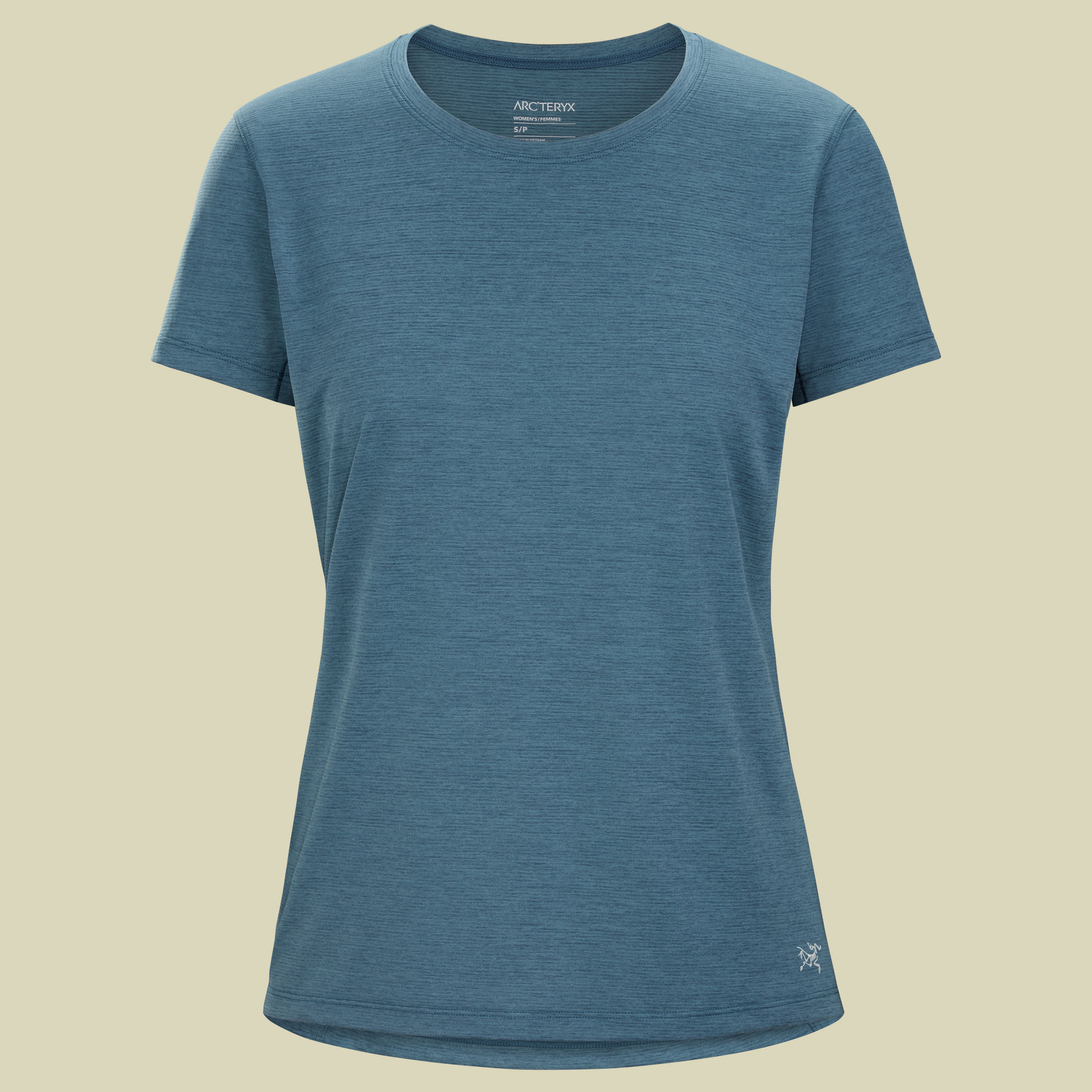 Taema Crew SS Shirt Women Größe S Farbe serene heather