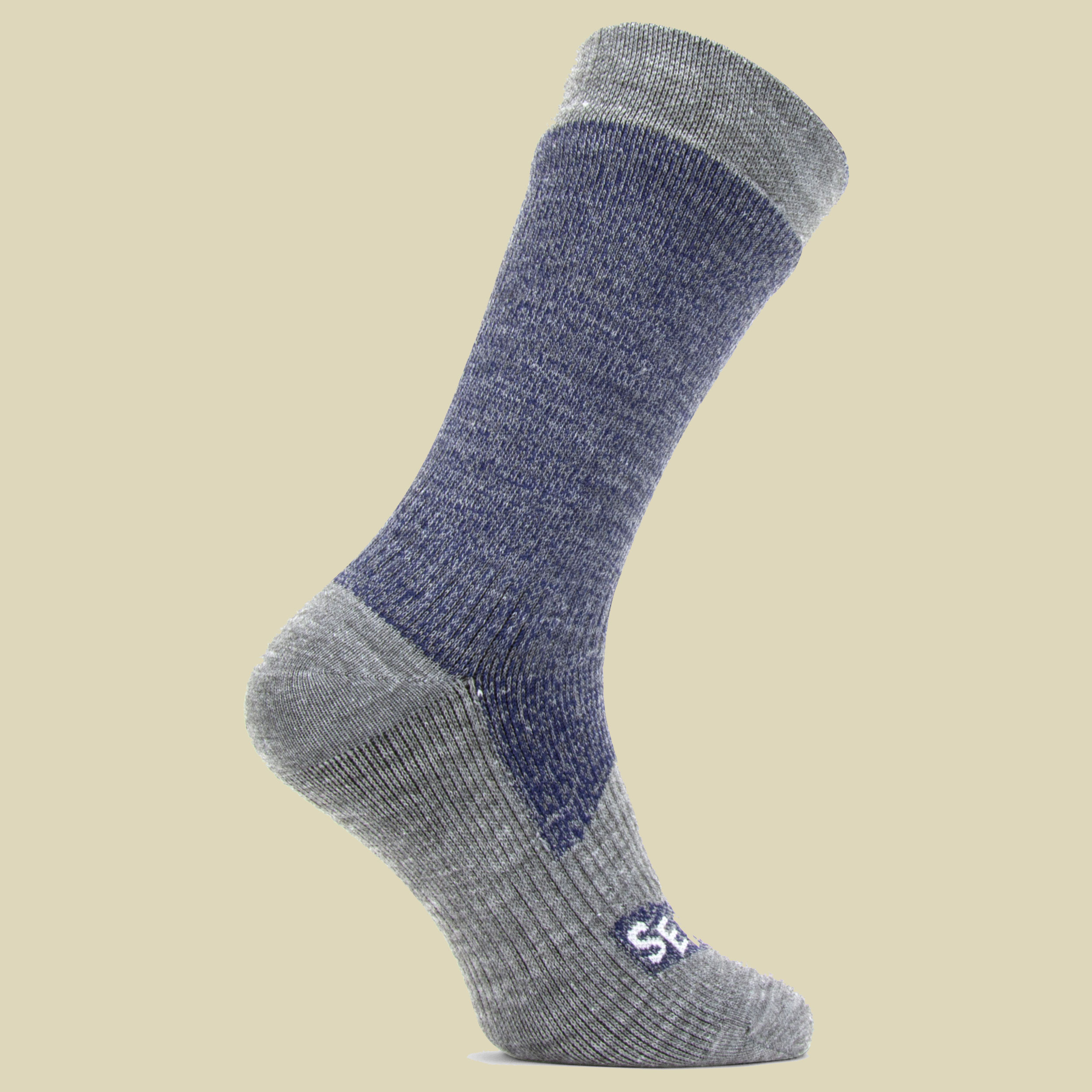 Waterproof All Weather Mid Length Sock Größe XL (47-49) Farbe navy blue/grey marl
