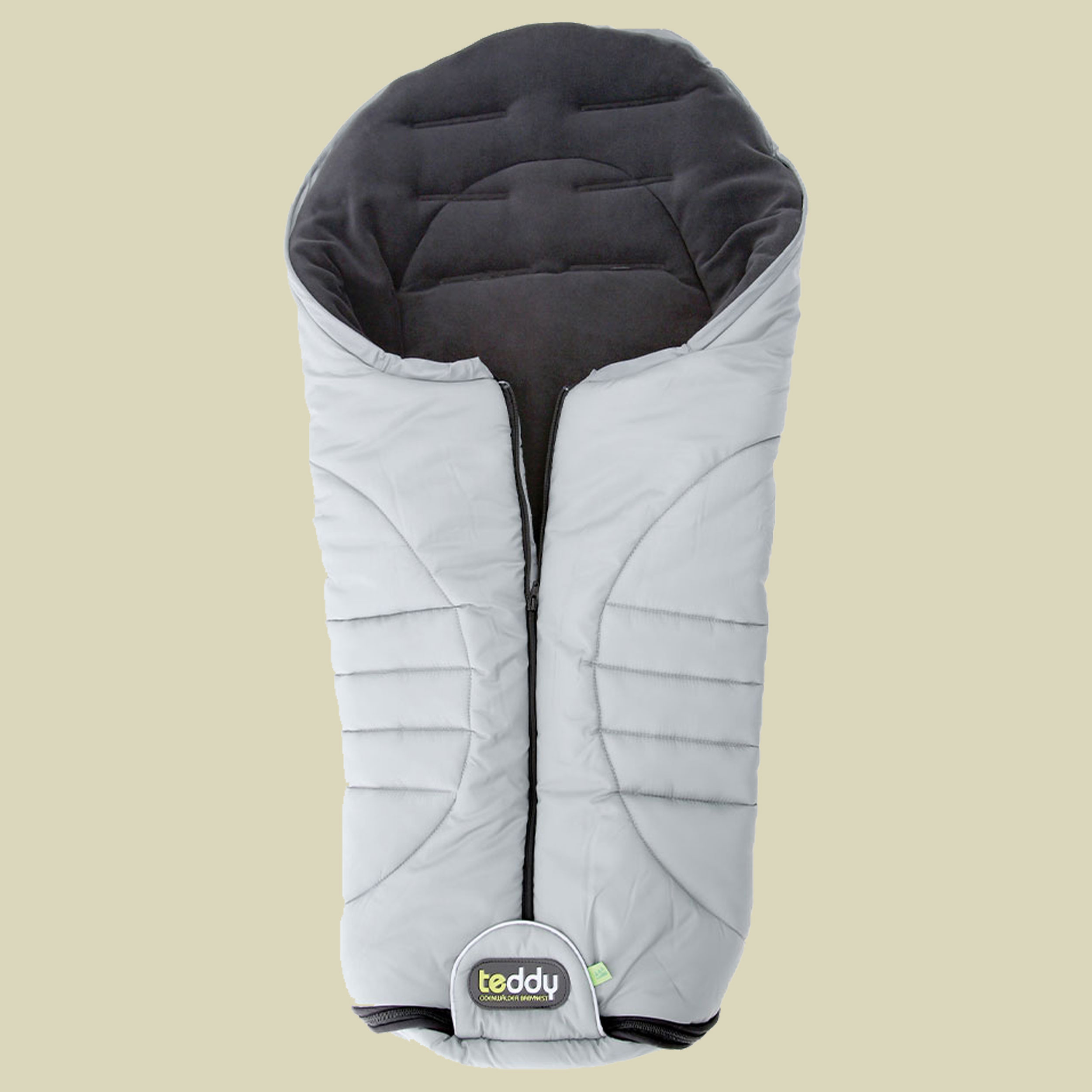 Winterfußsack Baby Carlo für Babysitz Farbe stone