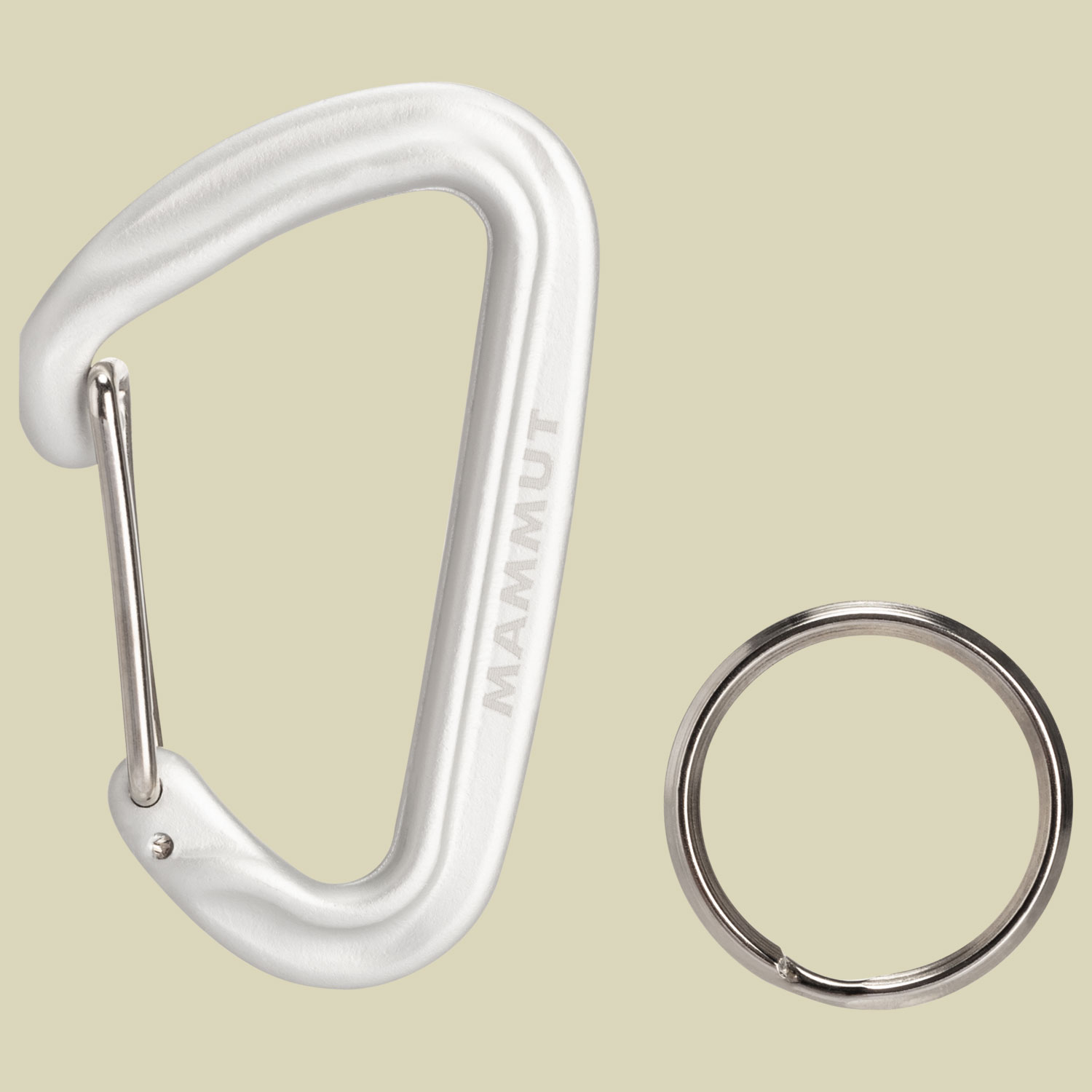 Schlüsselanhänger Mammut Mini Biner Wall Größe one size Farbe assorted