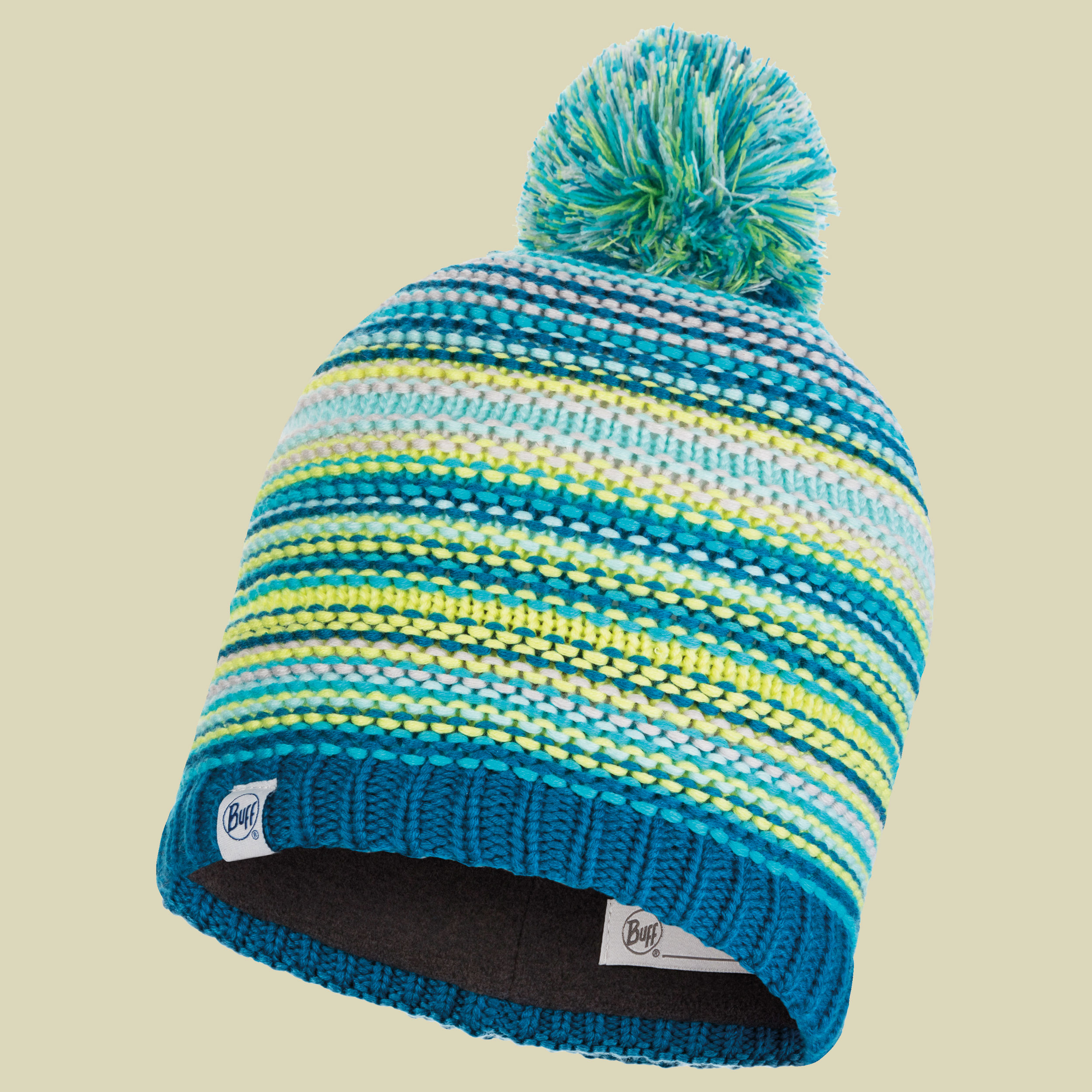 Junior Knitted & Polar Hat AMITY Größe one size Farbe turquoise