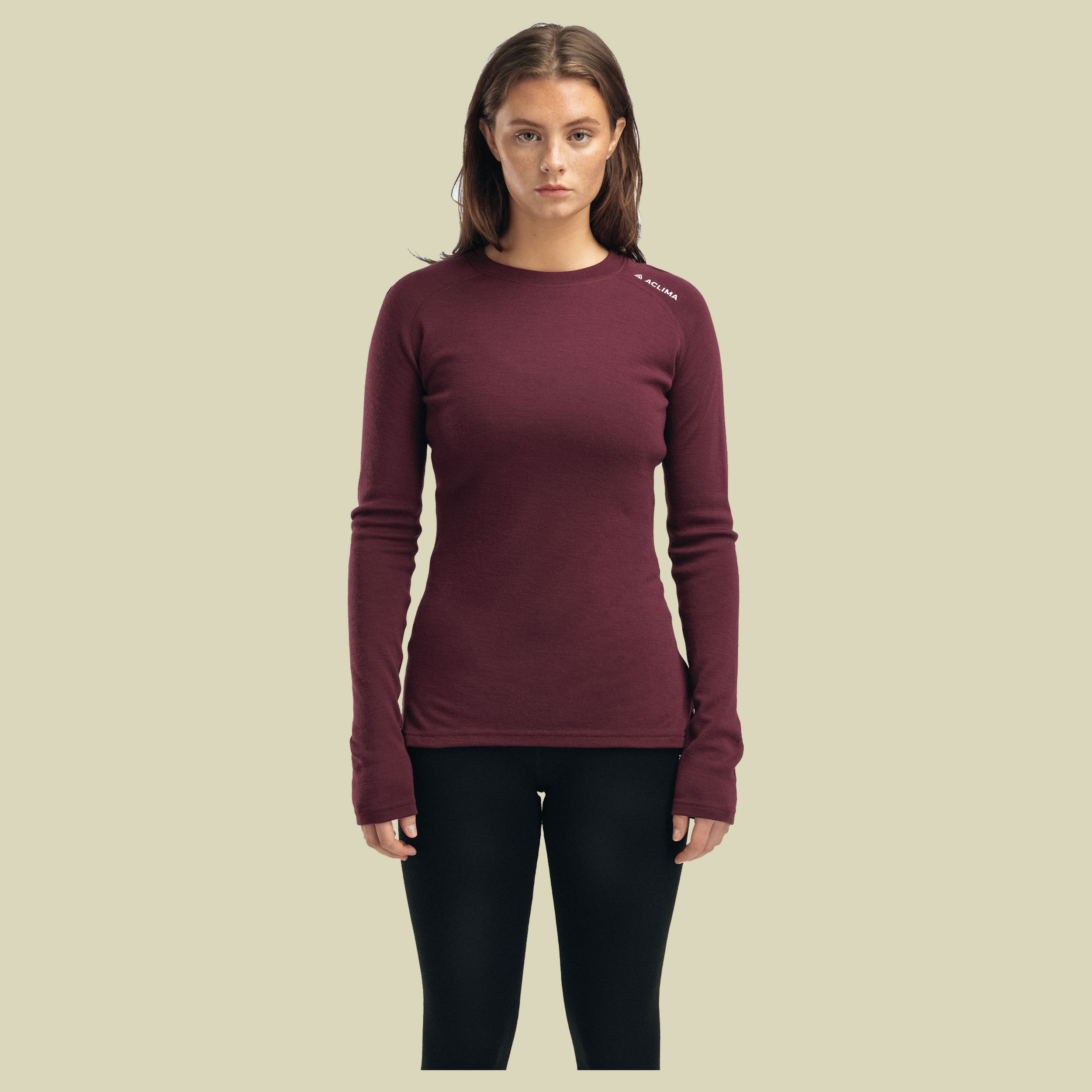 WarmWool Crew Neck Woman lila S - fig