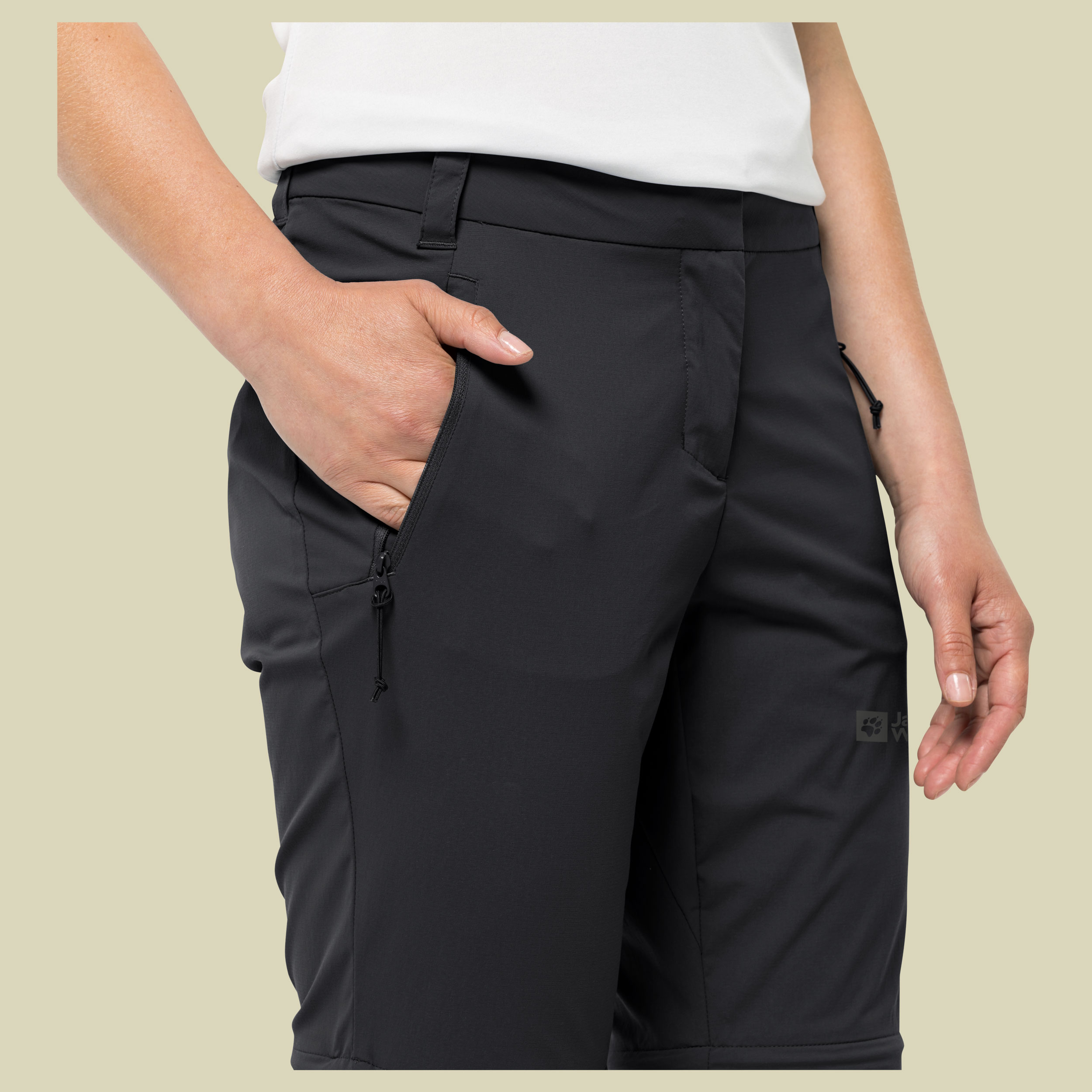 Glastal Zip Off Pants Women Größe 38 Farbe black