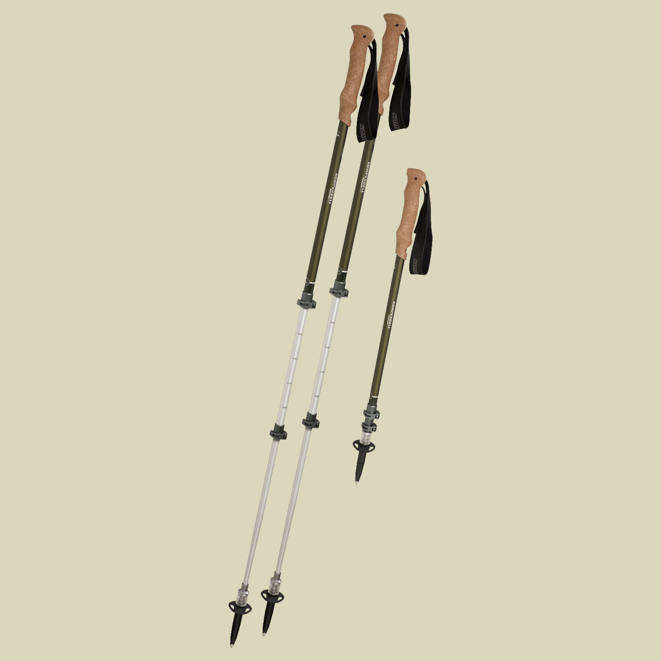 Shockmaster Cork Powerlock Länge: verstellbar von 105-140cm grün/silber