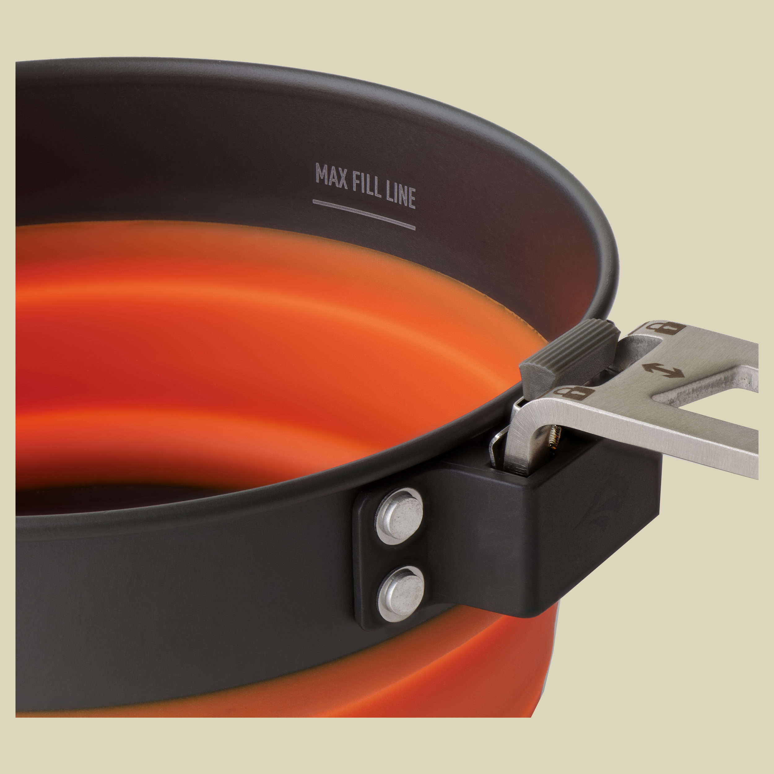 Frontier UL Collapsible Pot - puffin´s bill orange