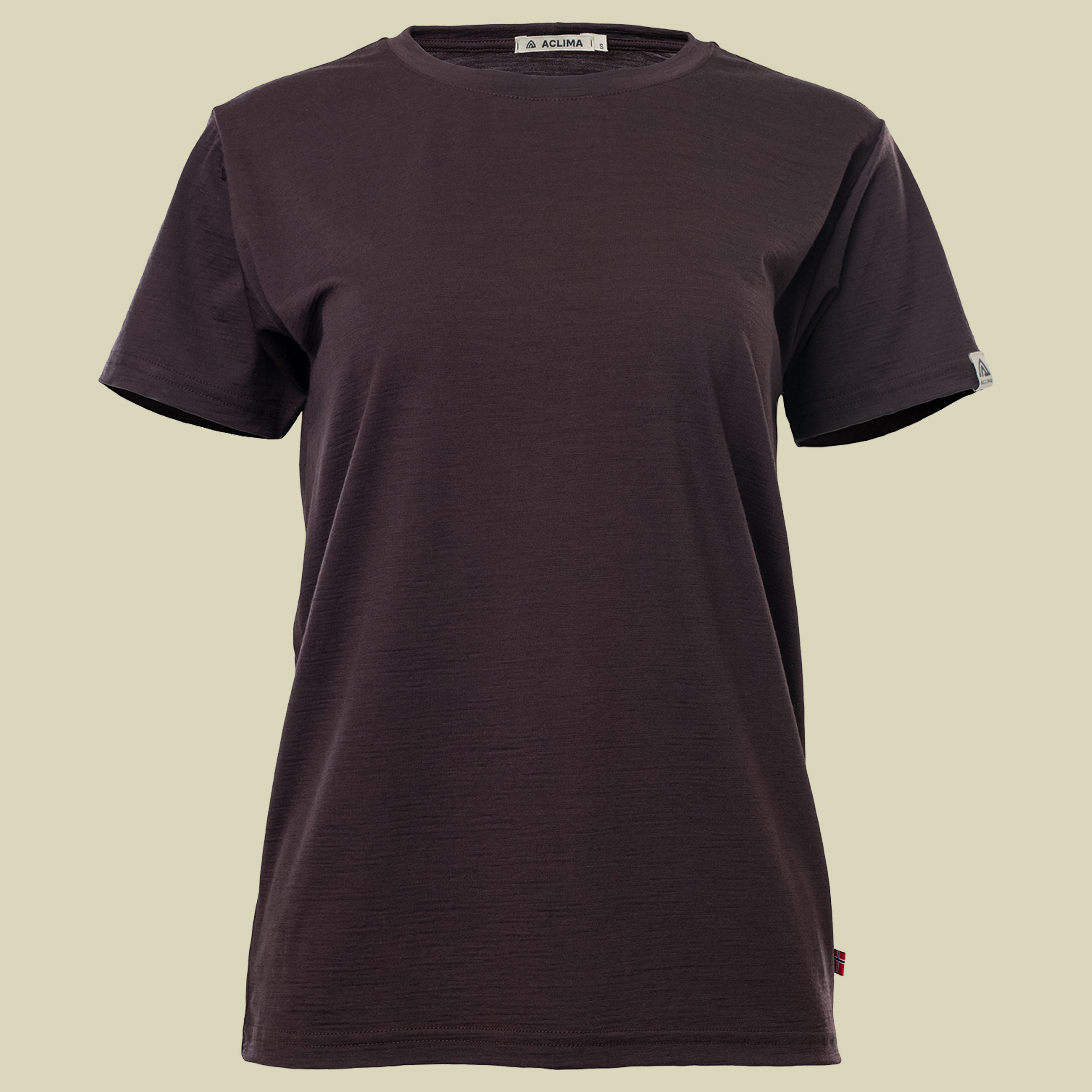 LightWool 180 Classic Tee Women S lila - chocolate plum