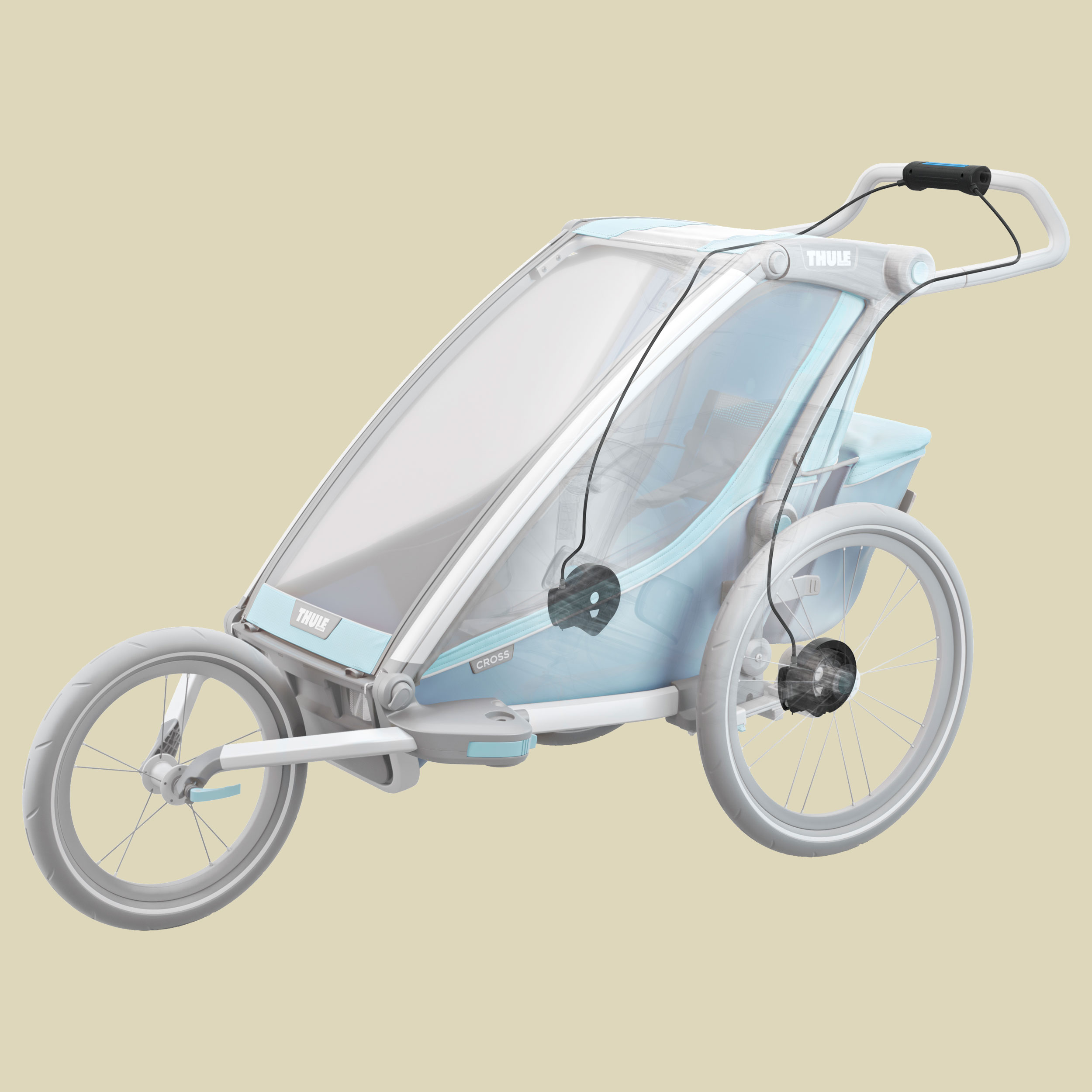 Chariot Cab (Auslauf) Farbe chartreuse/dark shadow