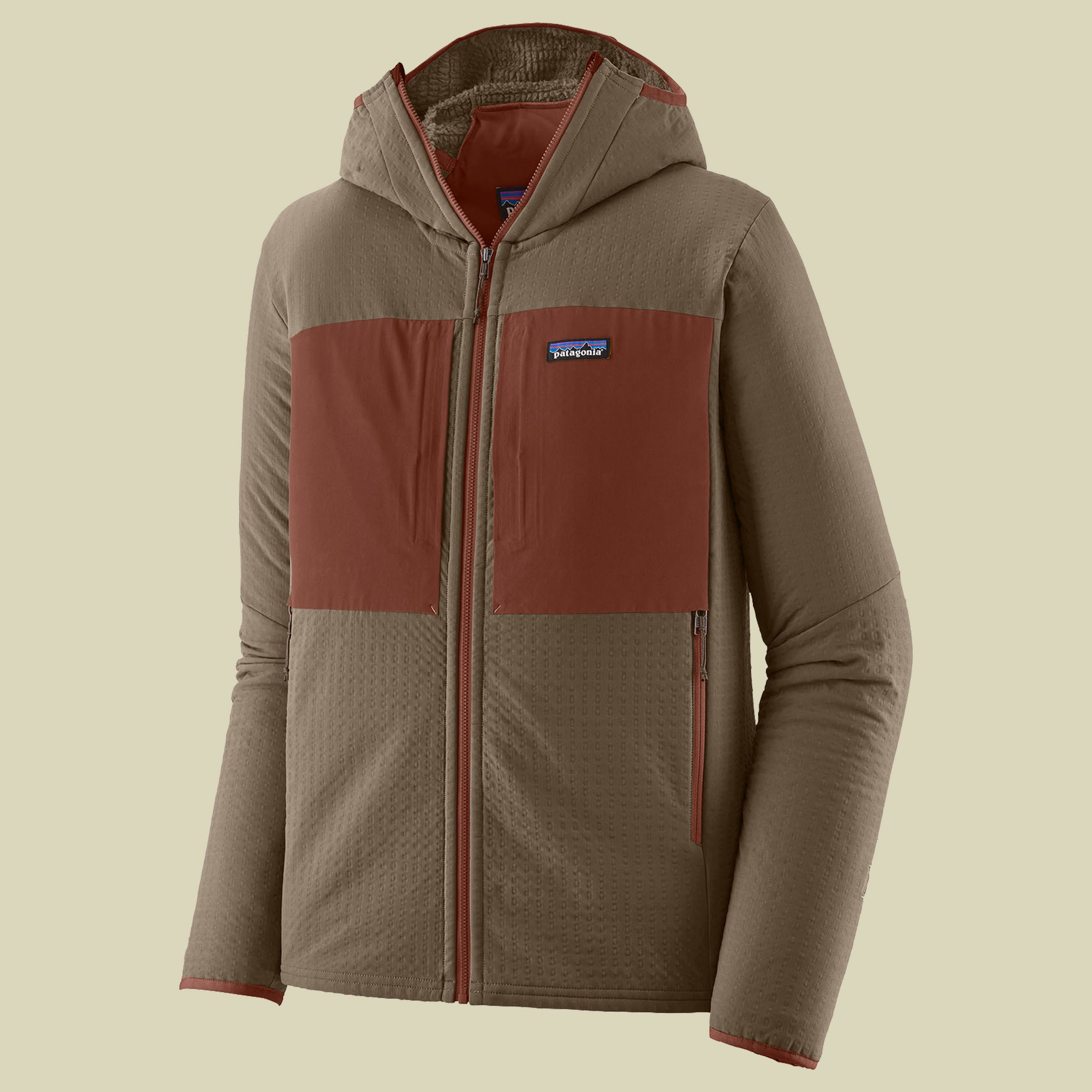 R2 TechFace Hoody Men braun XL - marlow braun