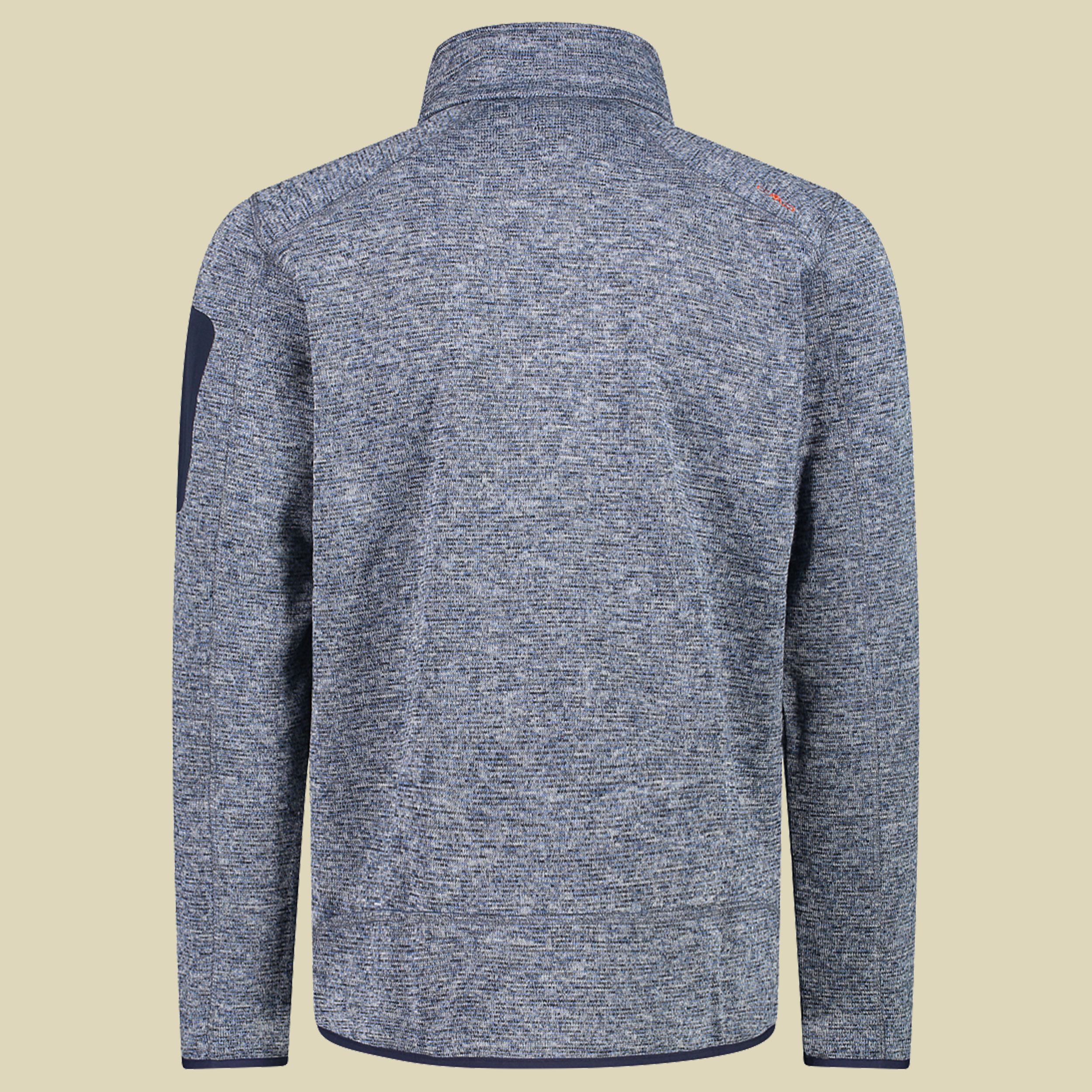 Man Knitted Fleece Jacket CMP 3H60747N Größe 50 Farbe 05MM blue ink-storm-arancio