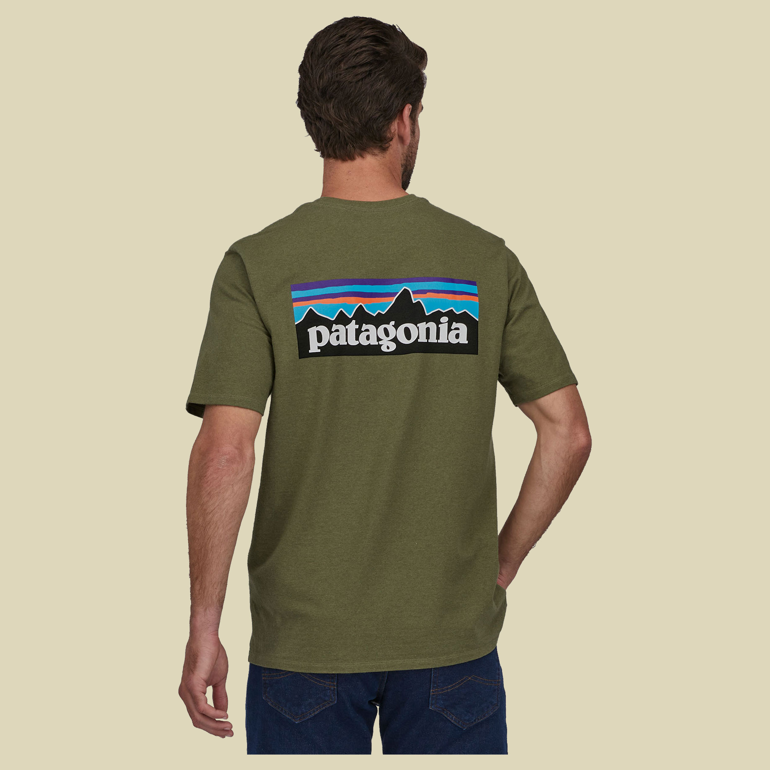 P-6 Logo Tee Men wyoming green L