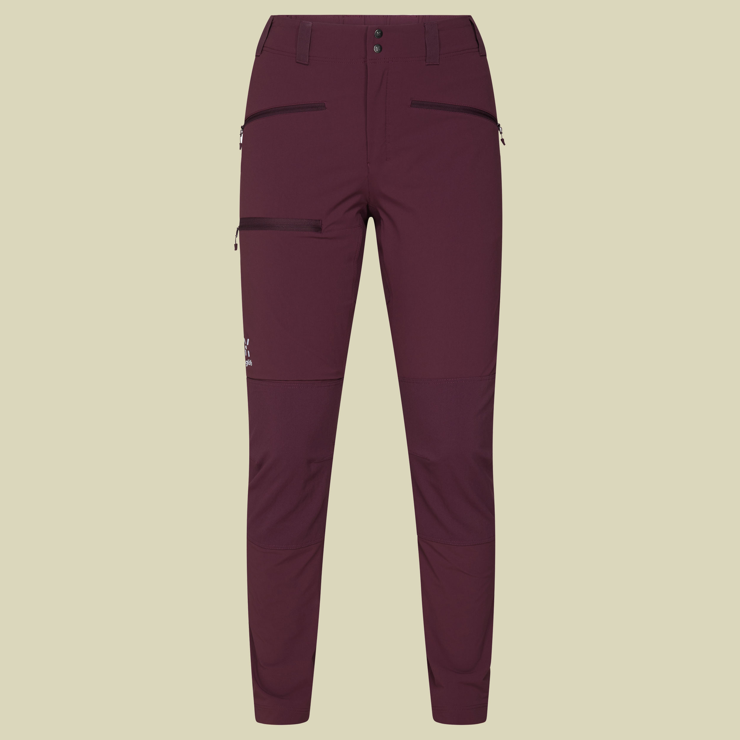 Mid Slim Pant Women Größe 36 Farbe aubergine