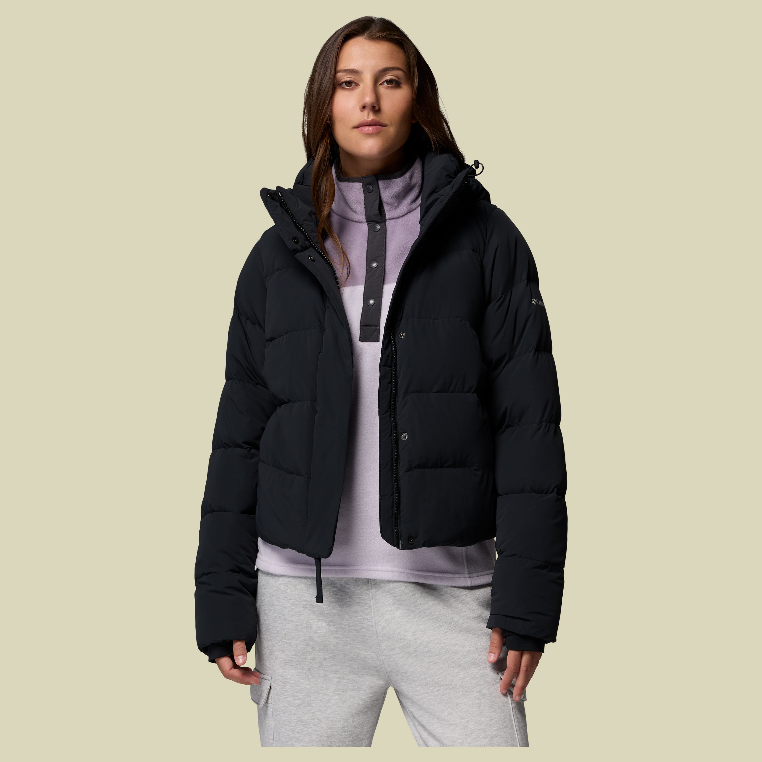 Amaze Puff Hooded Jacket Women XS schwarz - black
