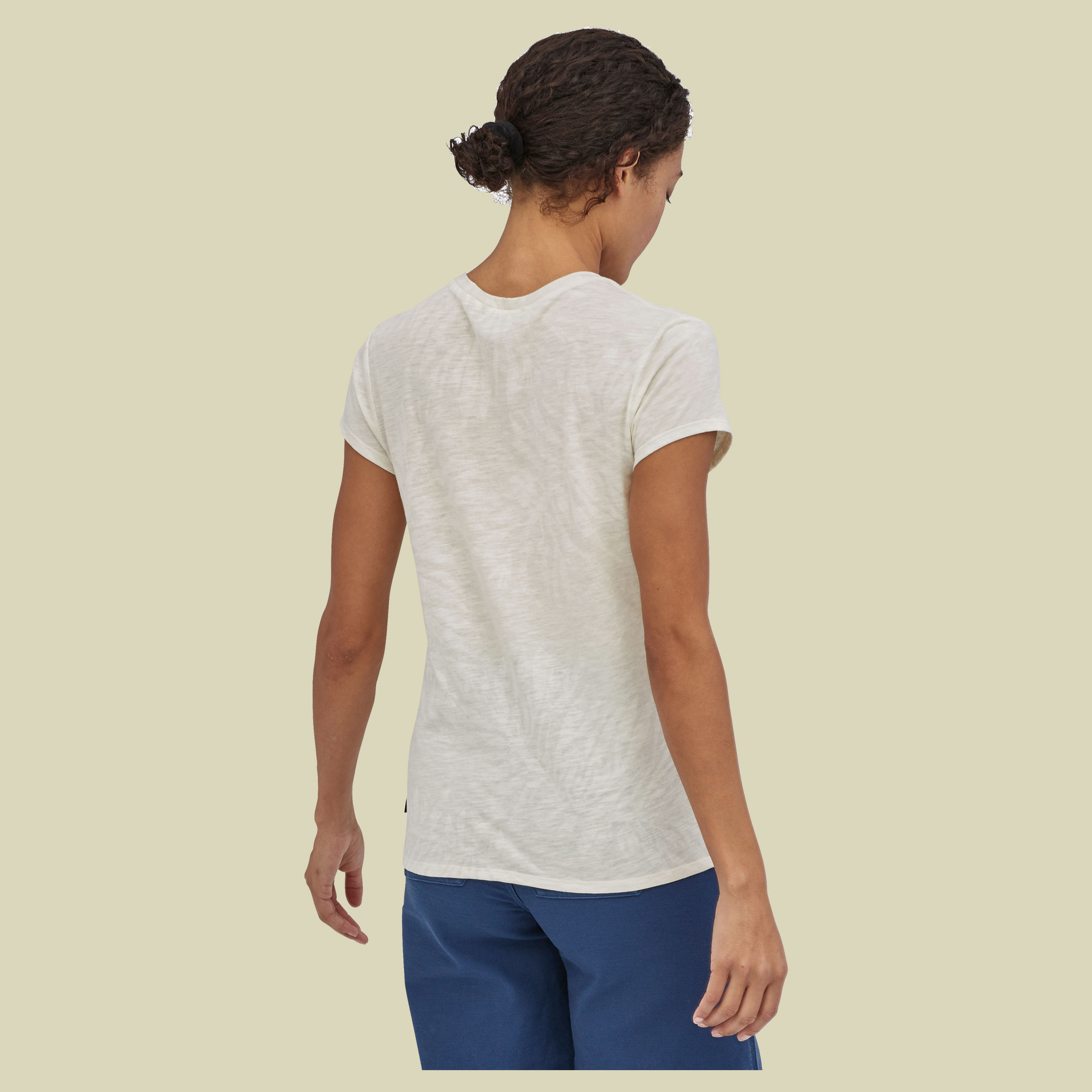Mainstay Tee Women Größe S Farbe kelp and sand big: dyno white