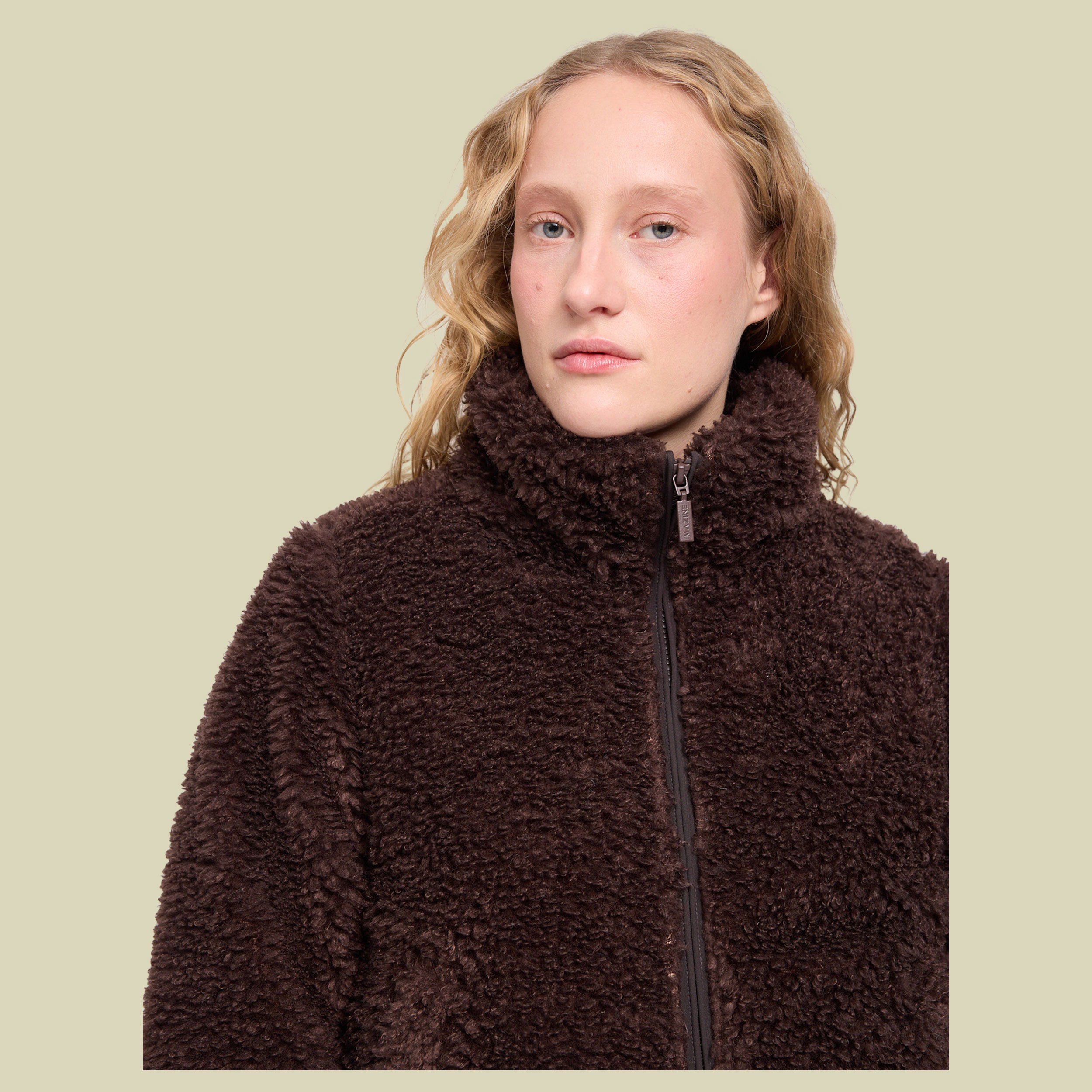 Faux-Fur Blouson Women XS braun1 - black coffee