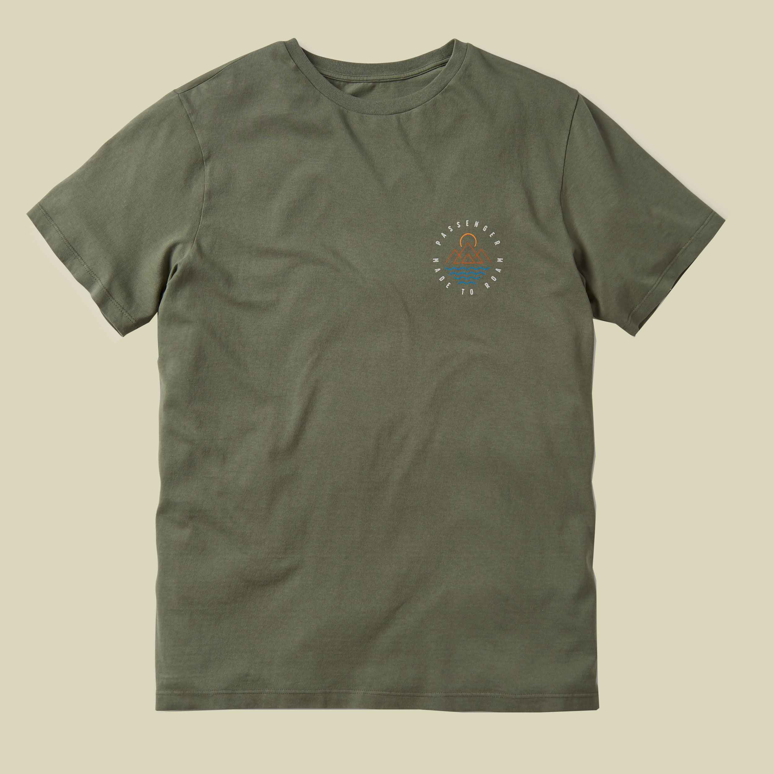 Escapism Recycled Cotton T-Shirt Men L grün - dusty olive