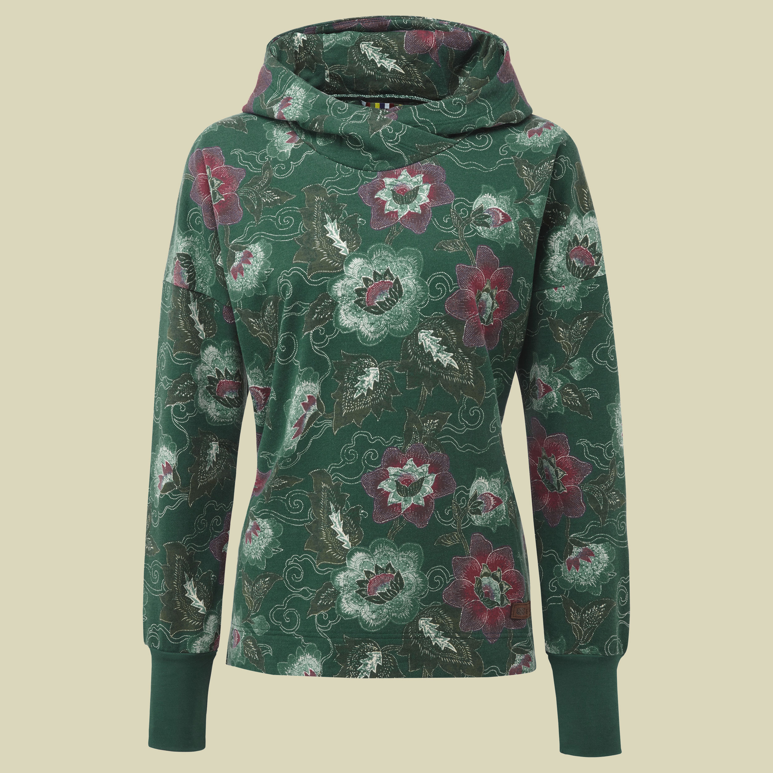 Sundari Hoodie Women Größe XL Farbe rathna green print