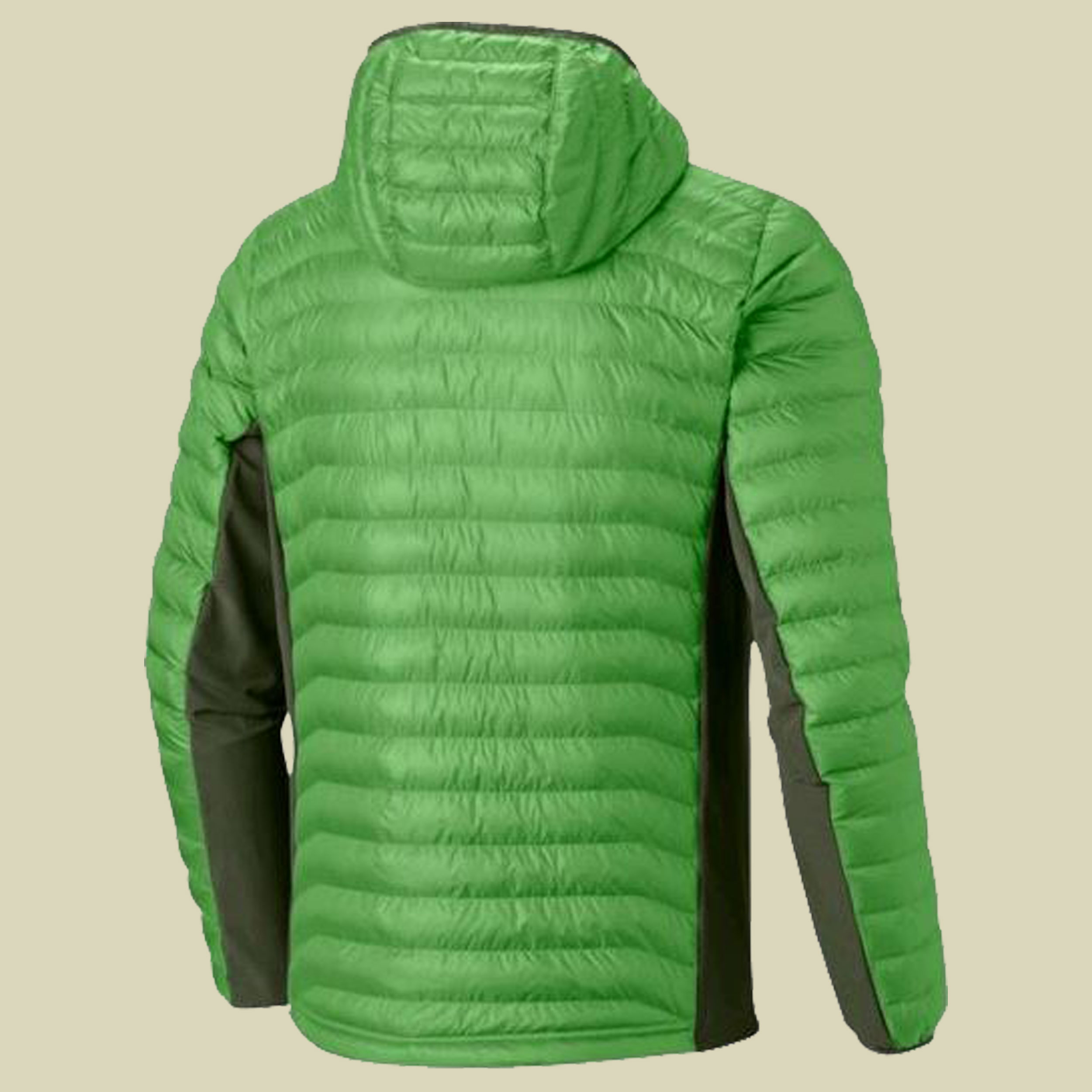 Powder Lite Hybrid Hooded Jacket Men Größe M Farbe spring mosstone