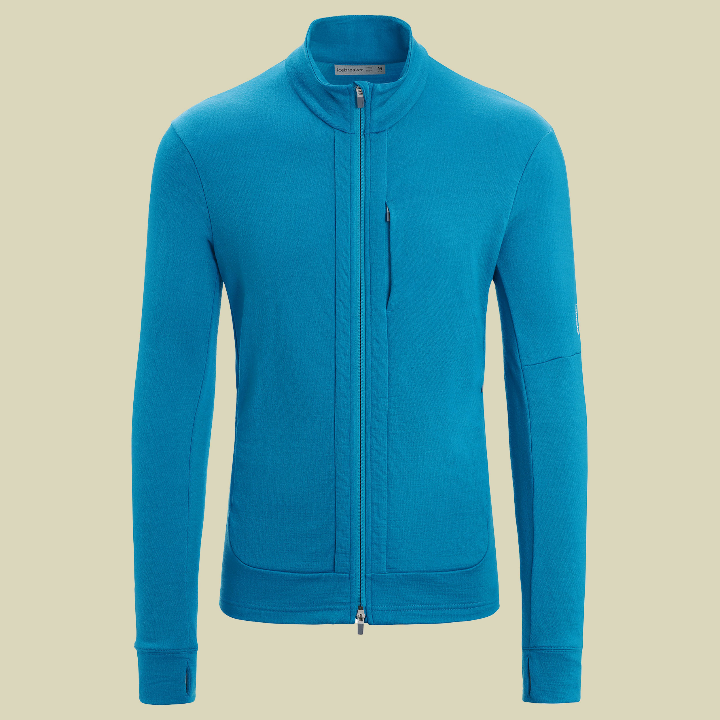 Quantum III LS Zip Men Größe XL Farbe geo blue