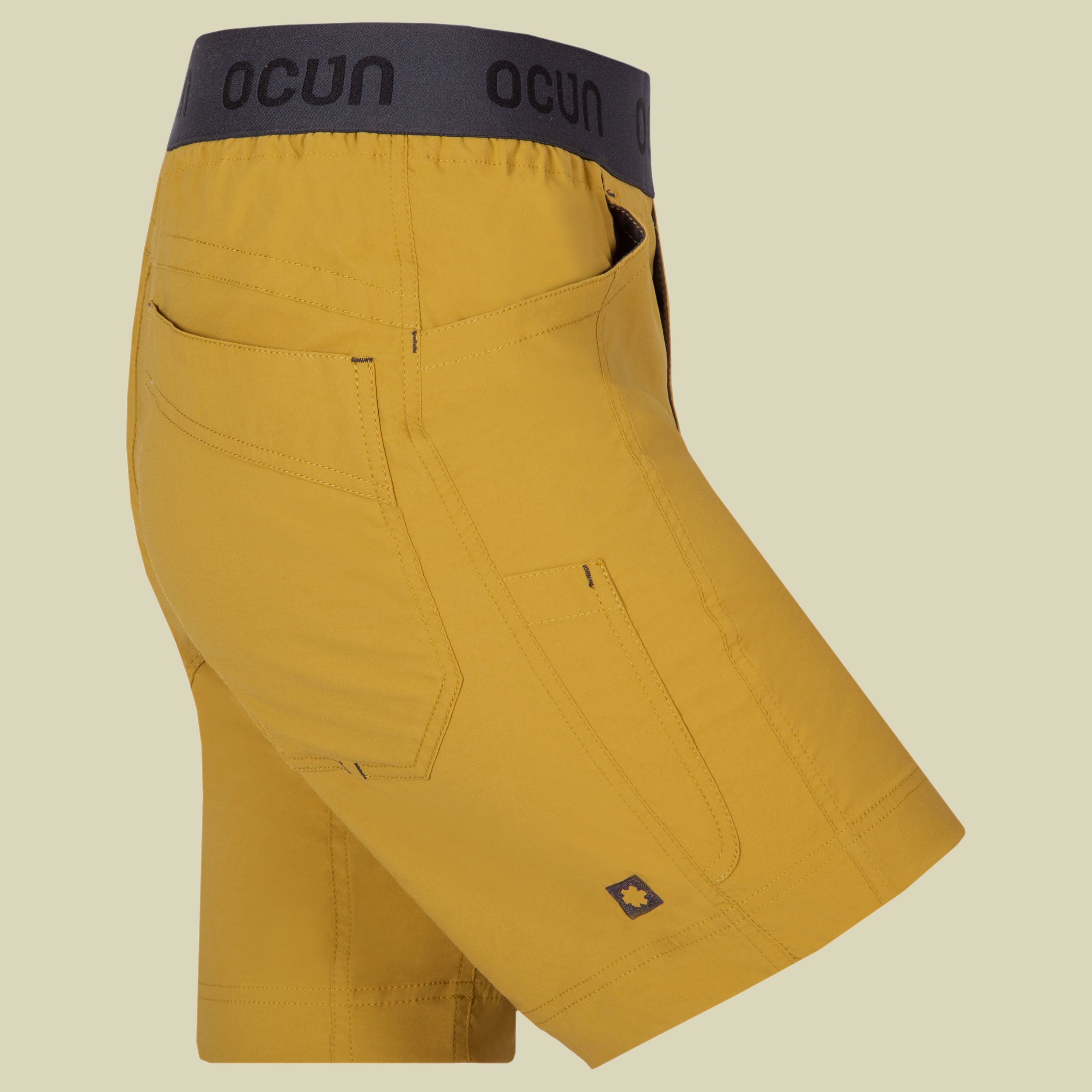 Mania Shorty Men L gelb - yellow dried tobacco