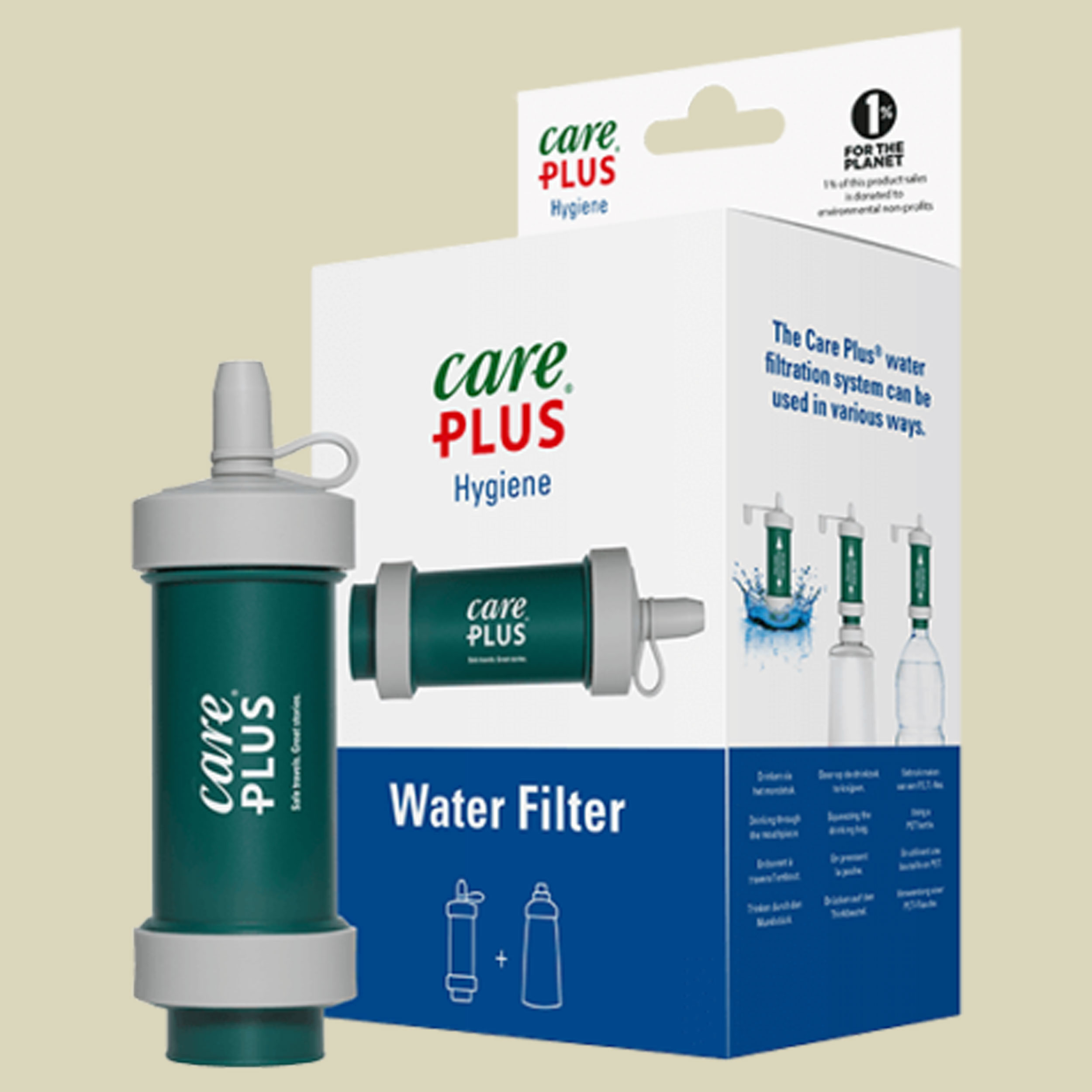 Care Plus Water Filter Farbe jungle green
