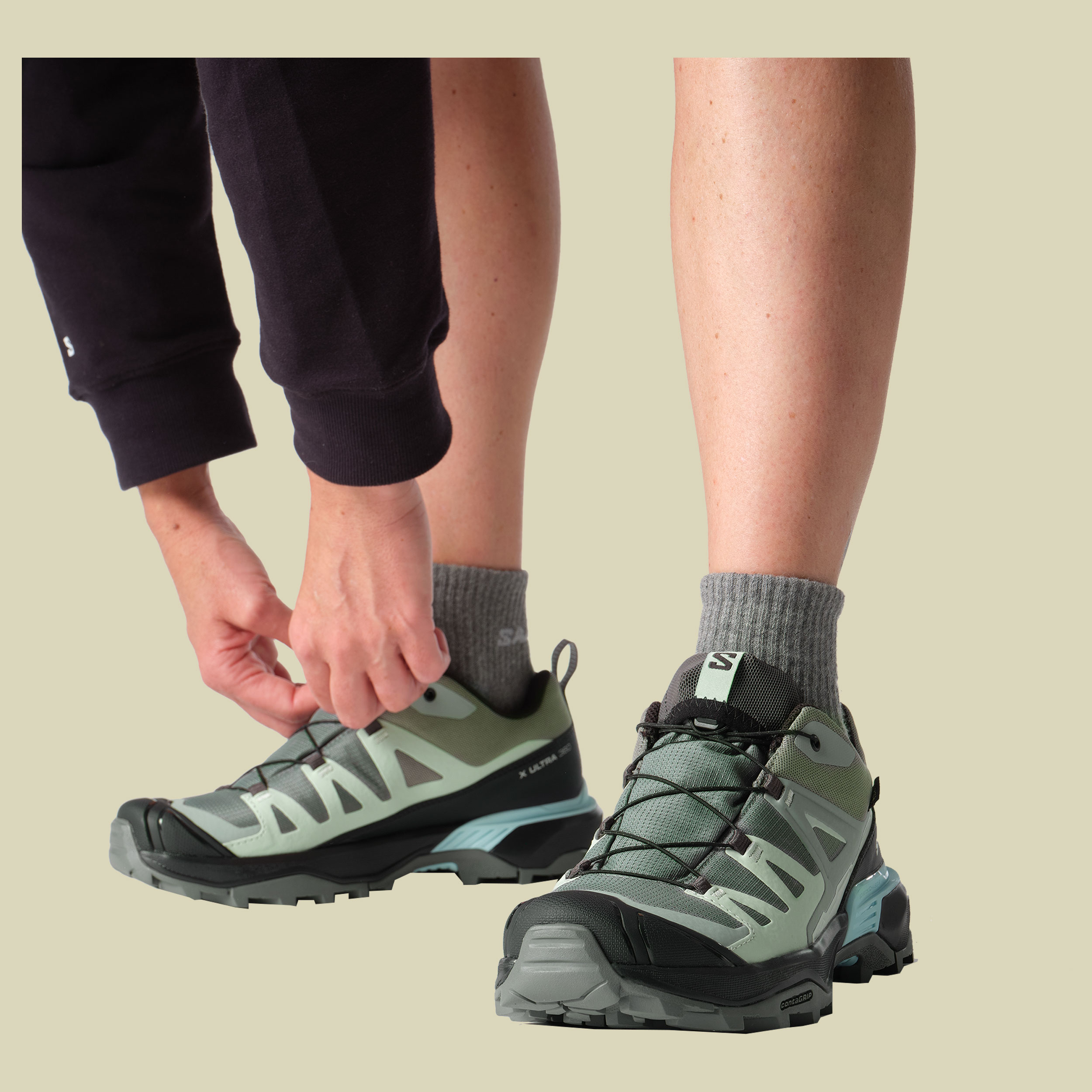 X Ultra 360 GTX Women UK 8,5 grau - Farbe sedona sage/black/sea foam