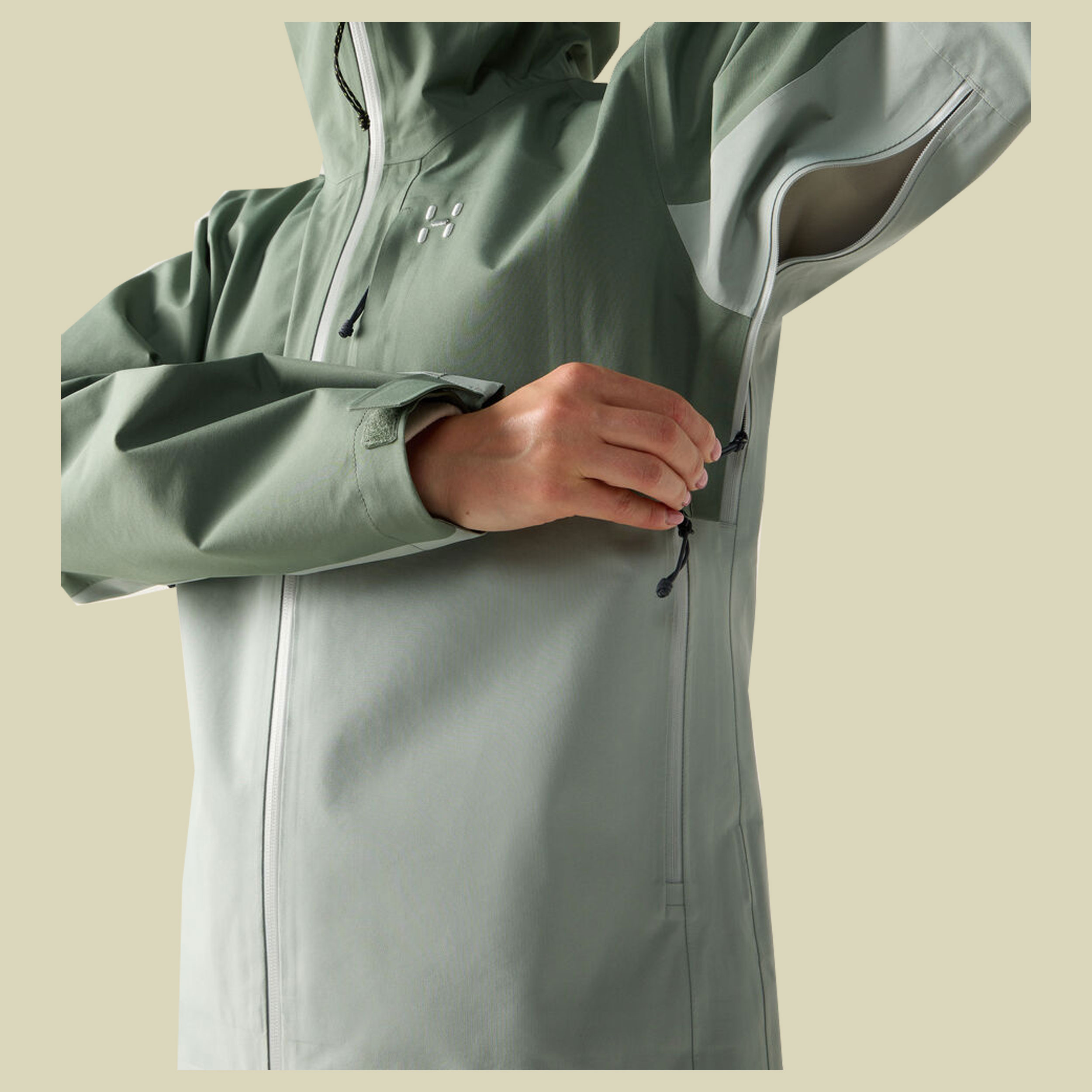 Front Proof II Jacket Women XS grün - chlorophyll green/dew green