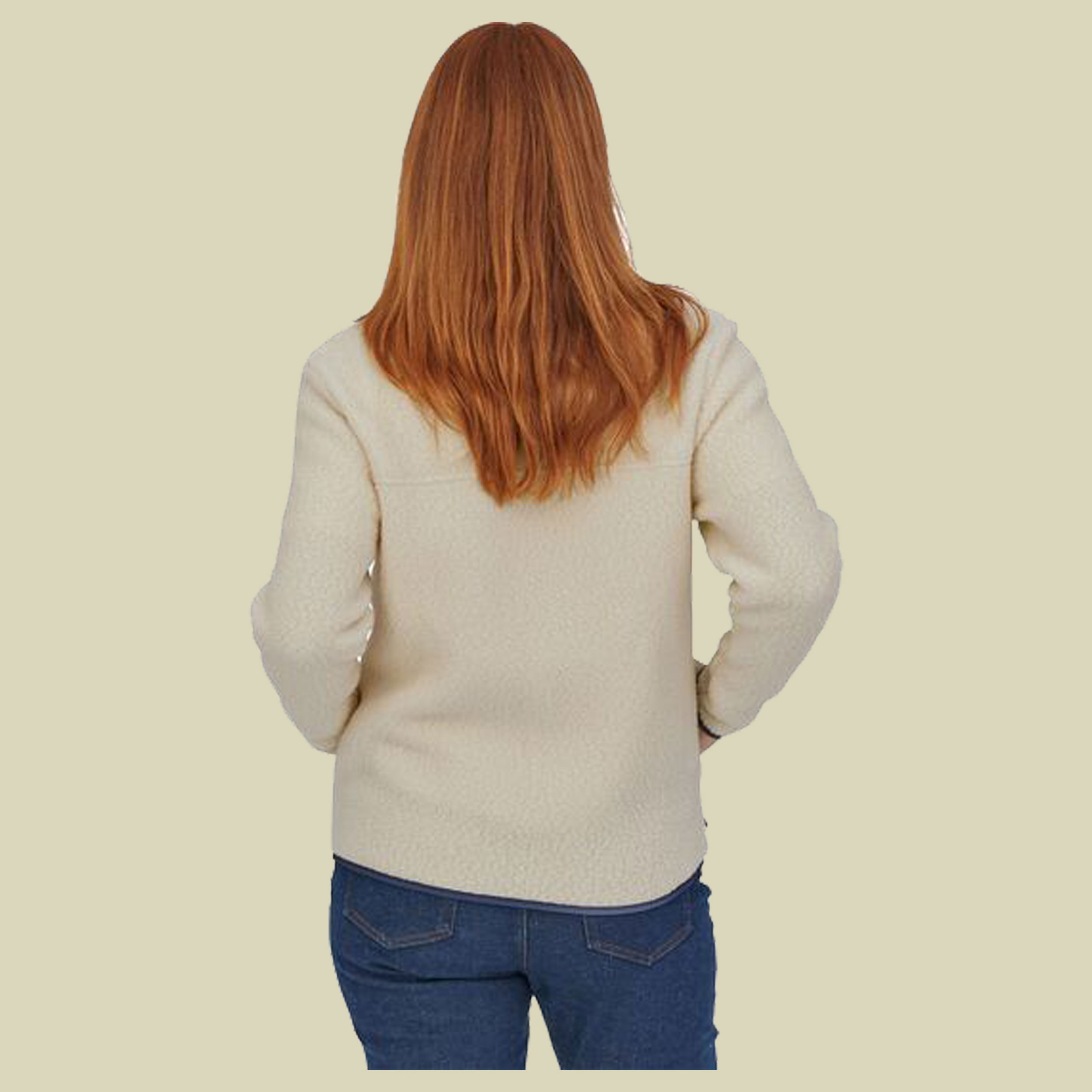 Retro Pile Jacket Women Größe M  Farbe natural