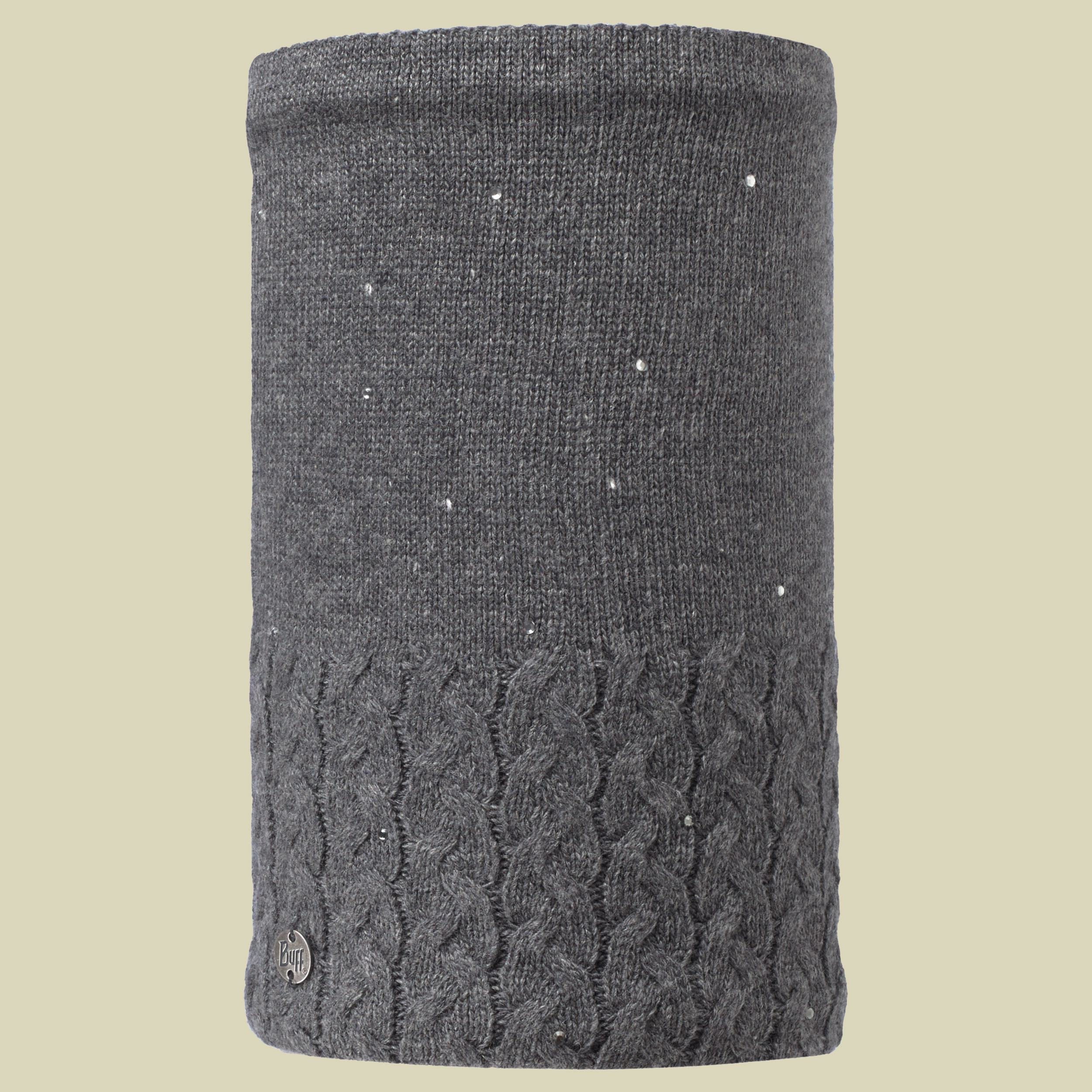 Knitted & Polar Fleece Neckwarmer Elie Größe one size Farbe grey