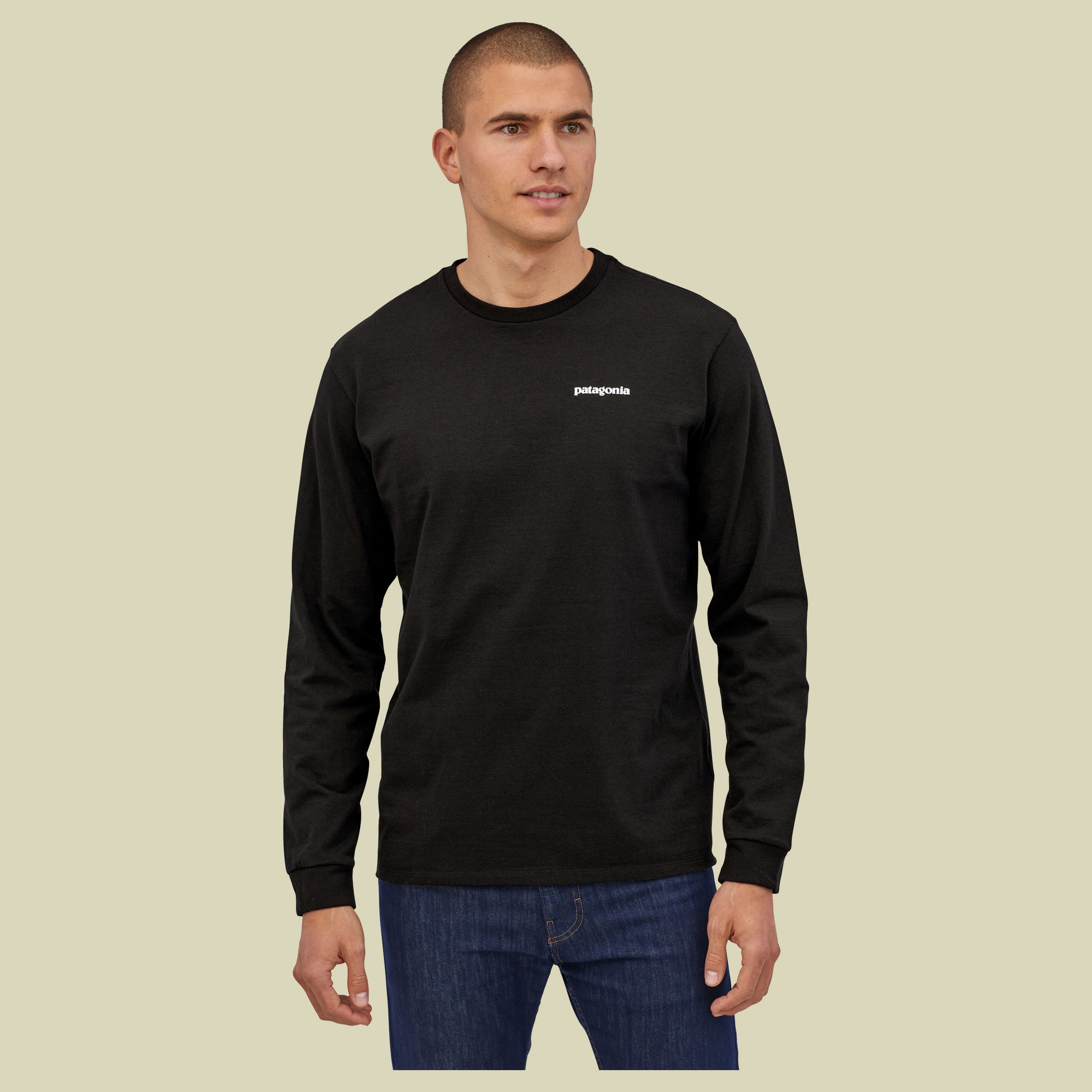 L/S P-6 Logo Responsibili-Tee Men schwarz XL - black
