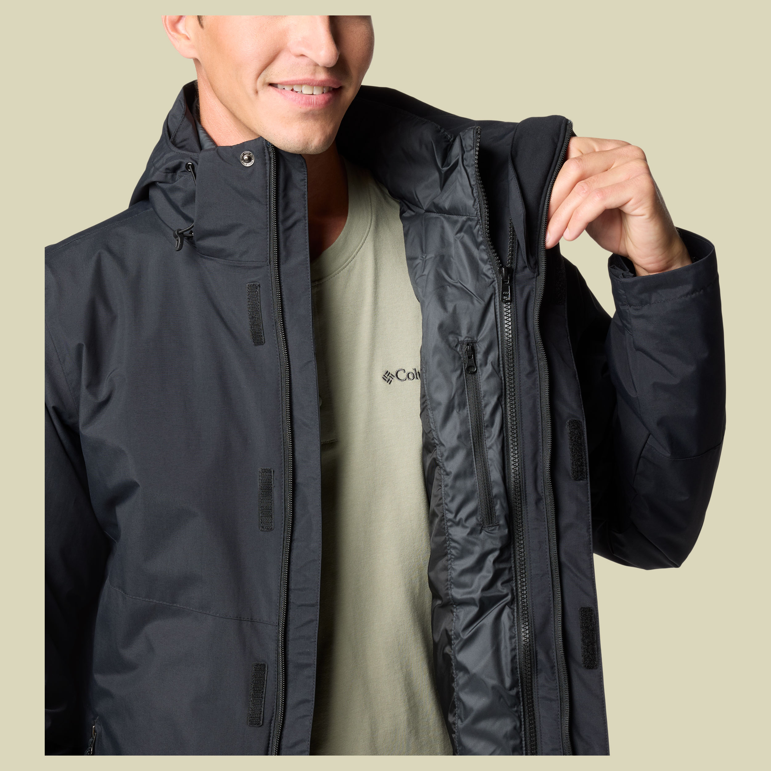 Element Blocker III Interchange-Jacket Men XL schwarz - black