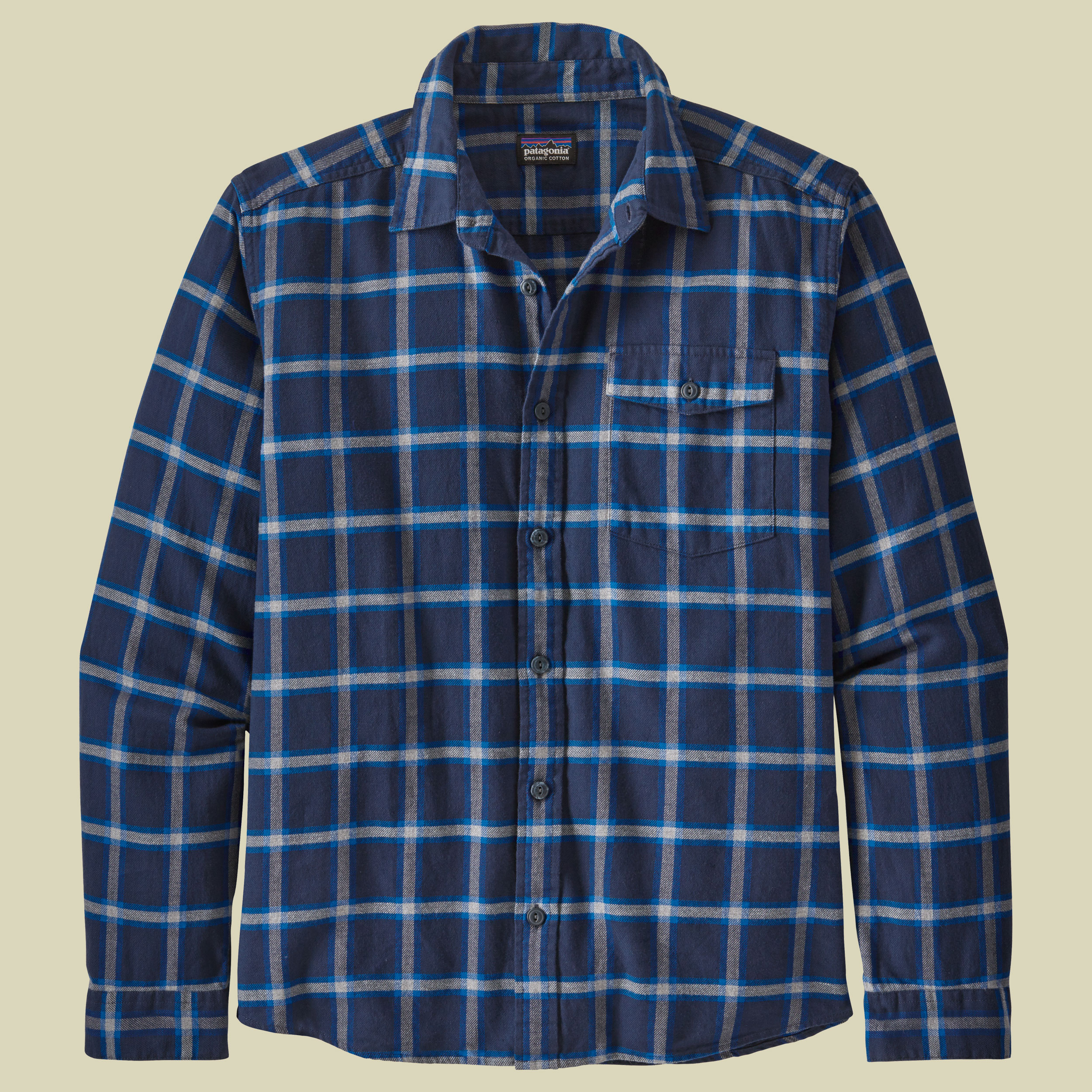 LW Fjord Flannel Shirt Men Größe XL Farbe grange: new navy