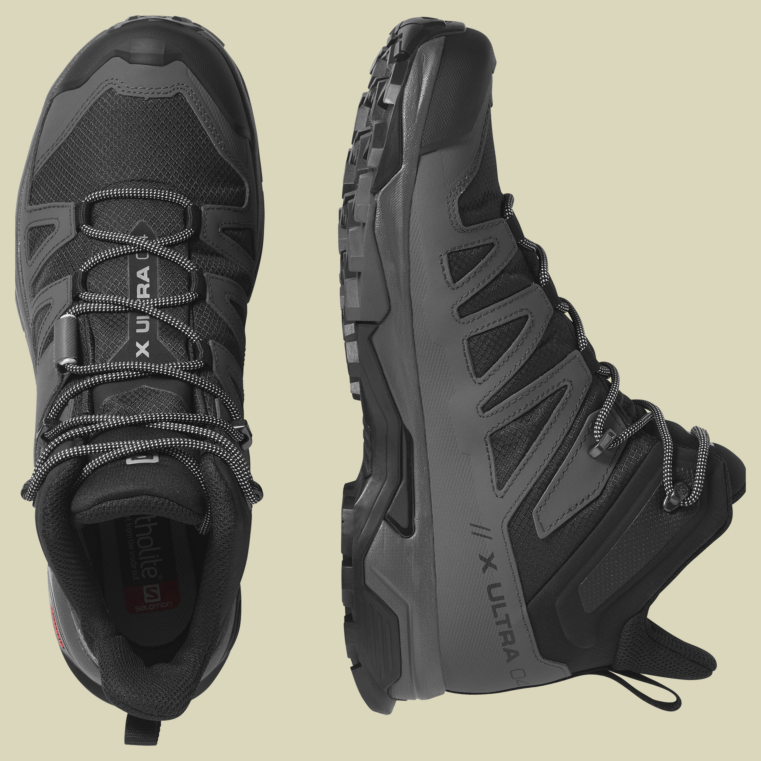 X Ultra 4 Mid GTX Men Größe UK 10 Farbe black/magnet/pearl blue