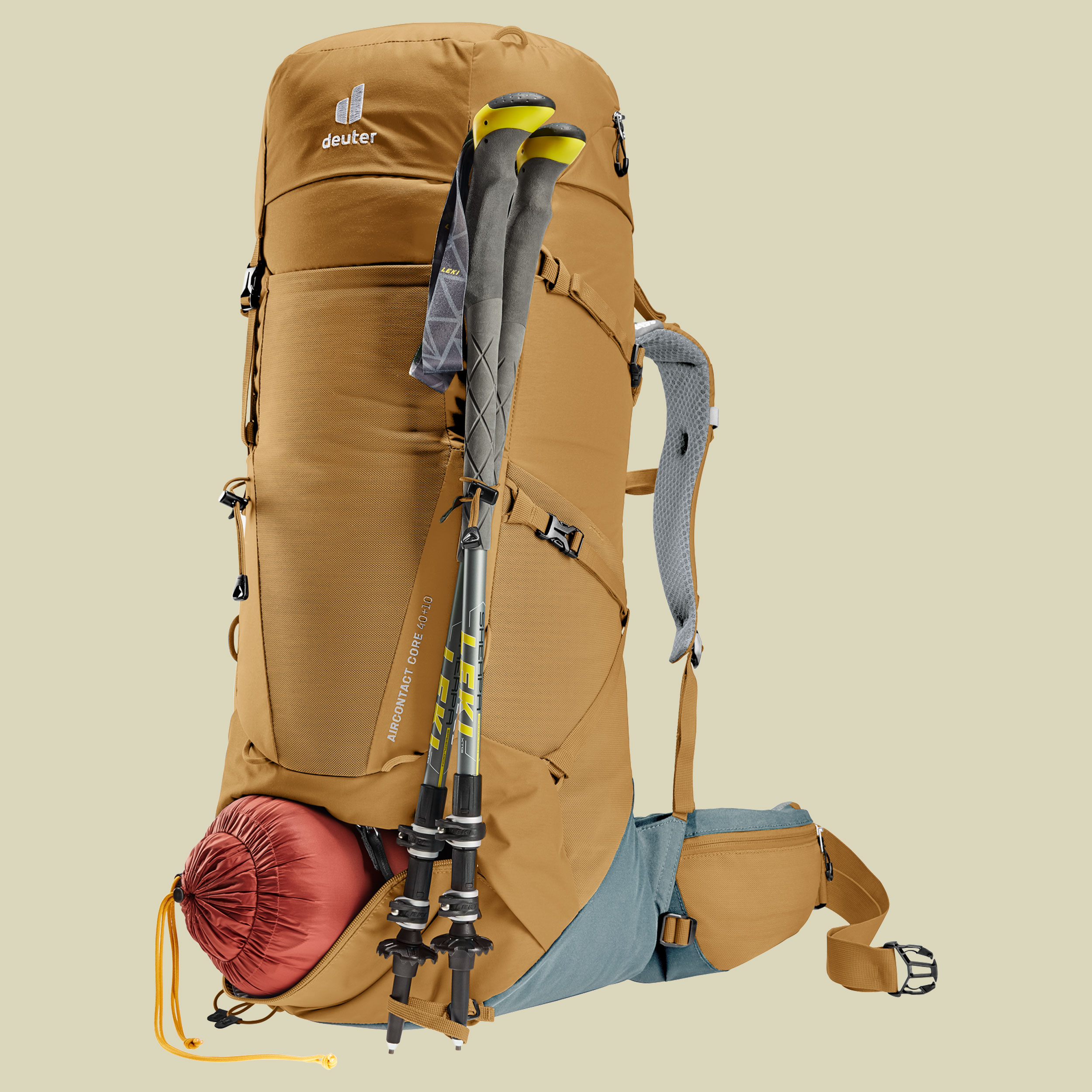 Aircontact Core 40+10 Volumen 40 L + 10 L Farbe almond-teal