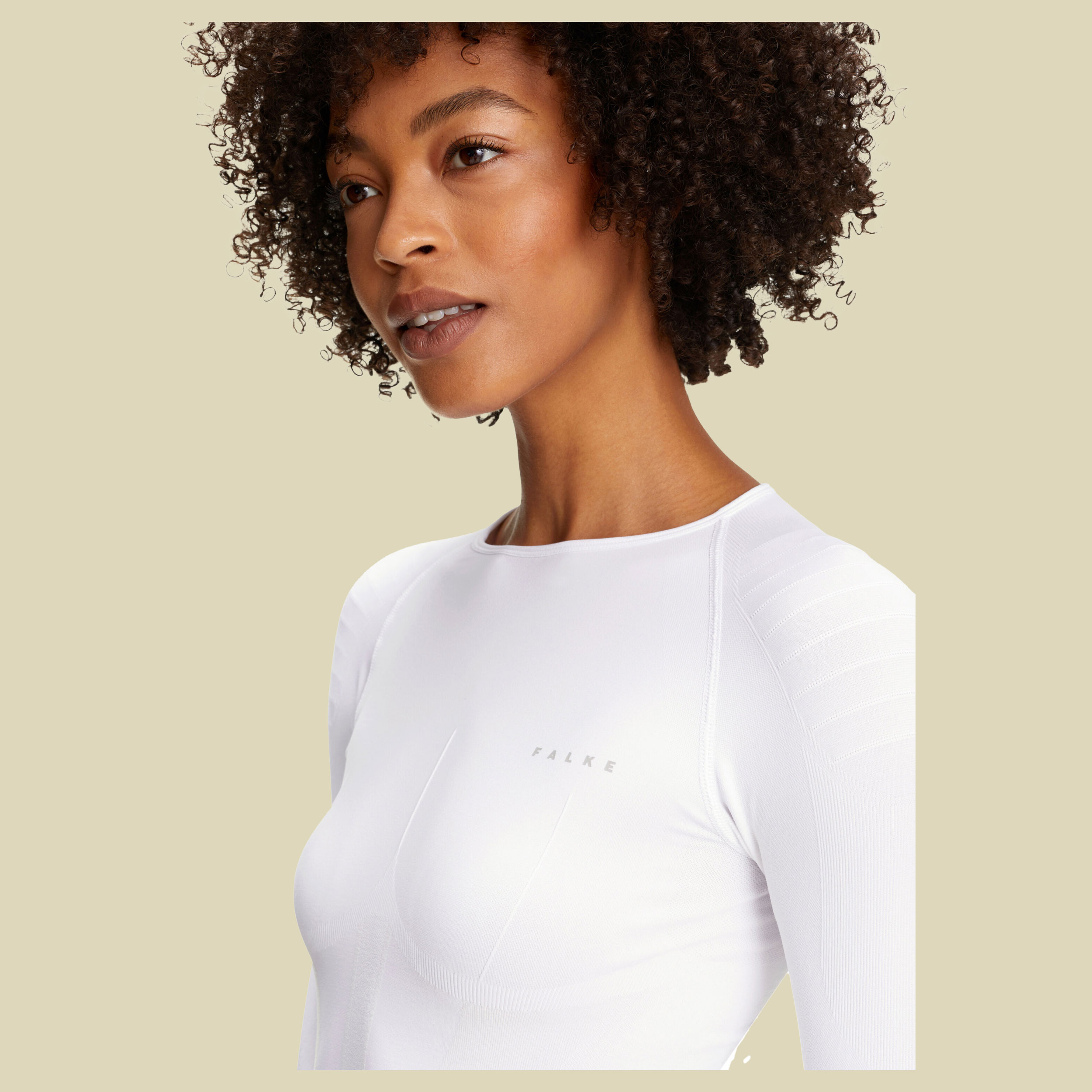 W Longsleeved Shirt Tight Fit Women Größe XL Farbe white
