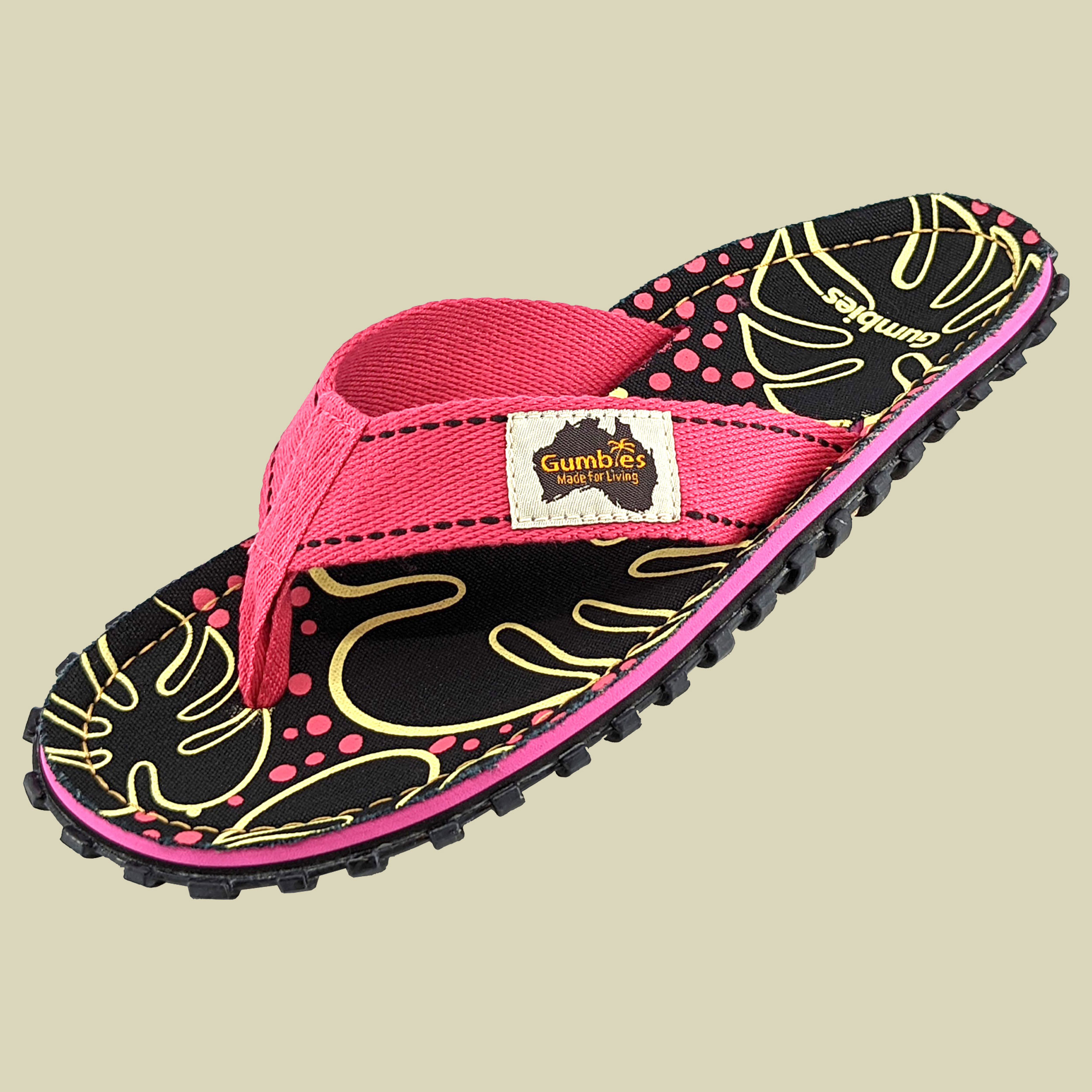 Original Islander Women schwarz-pink UK 4 - Farbe tropical black