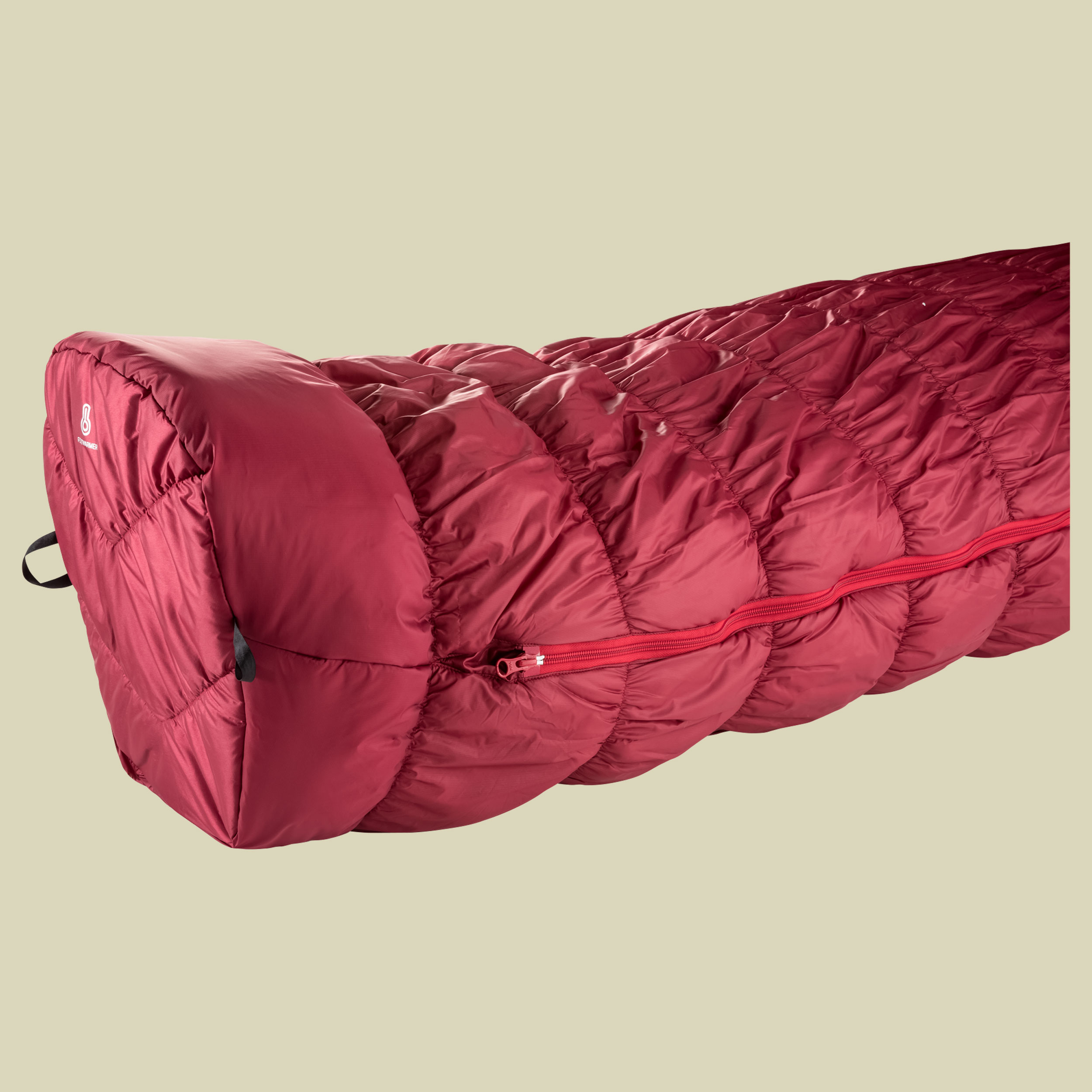 Exosphere -6 Grad bis Körpergröße 200 cm (L) Farbe cranberry-fire, Reißverschluss links