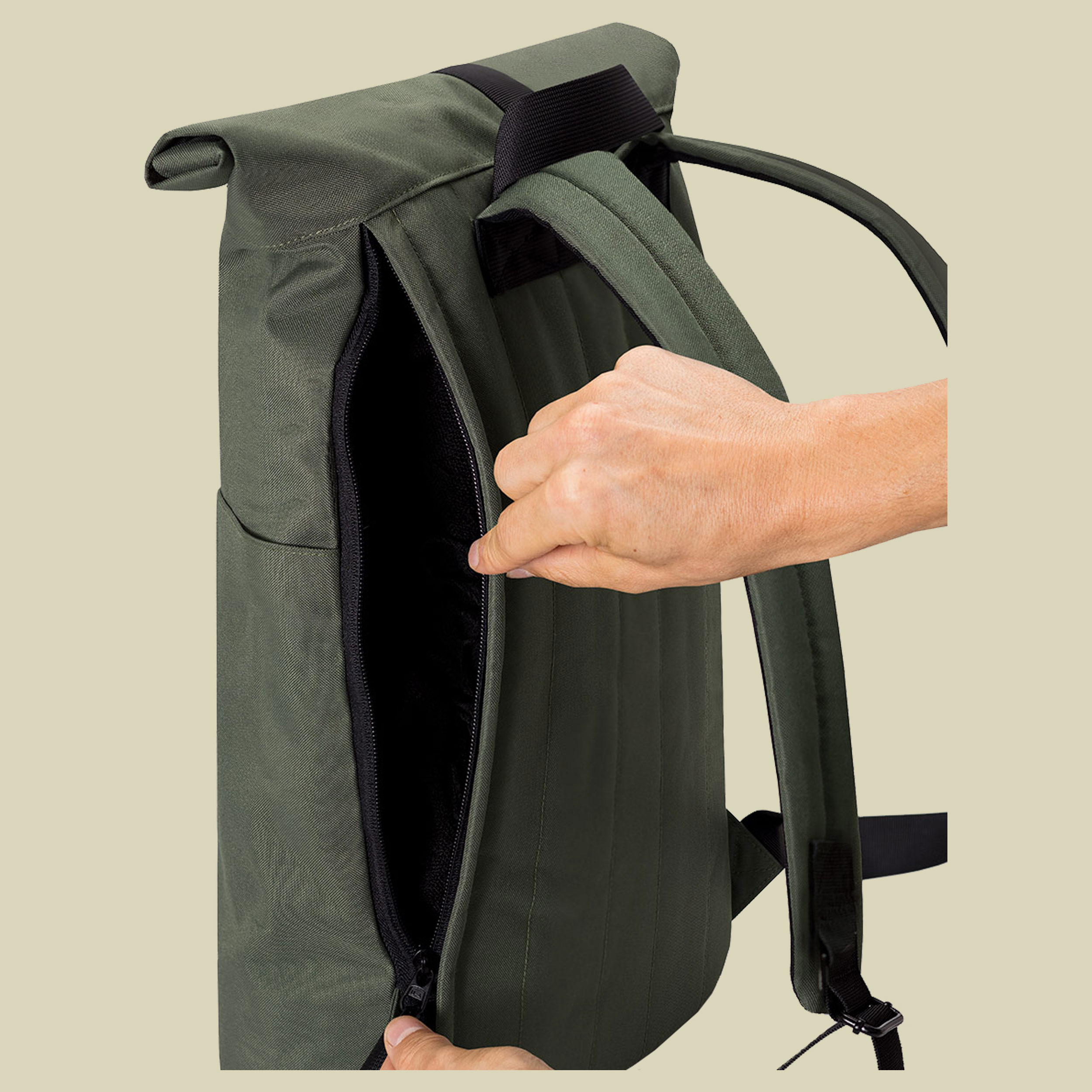 HAJO Mini Volumen 16 Farbe stealth olive