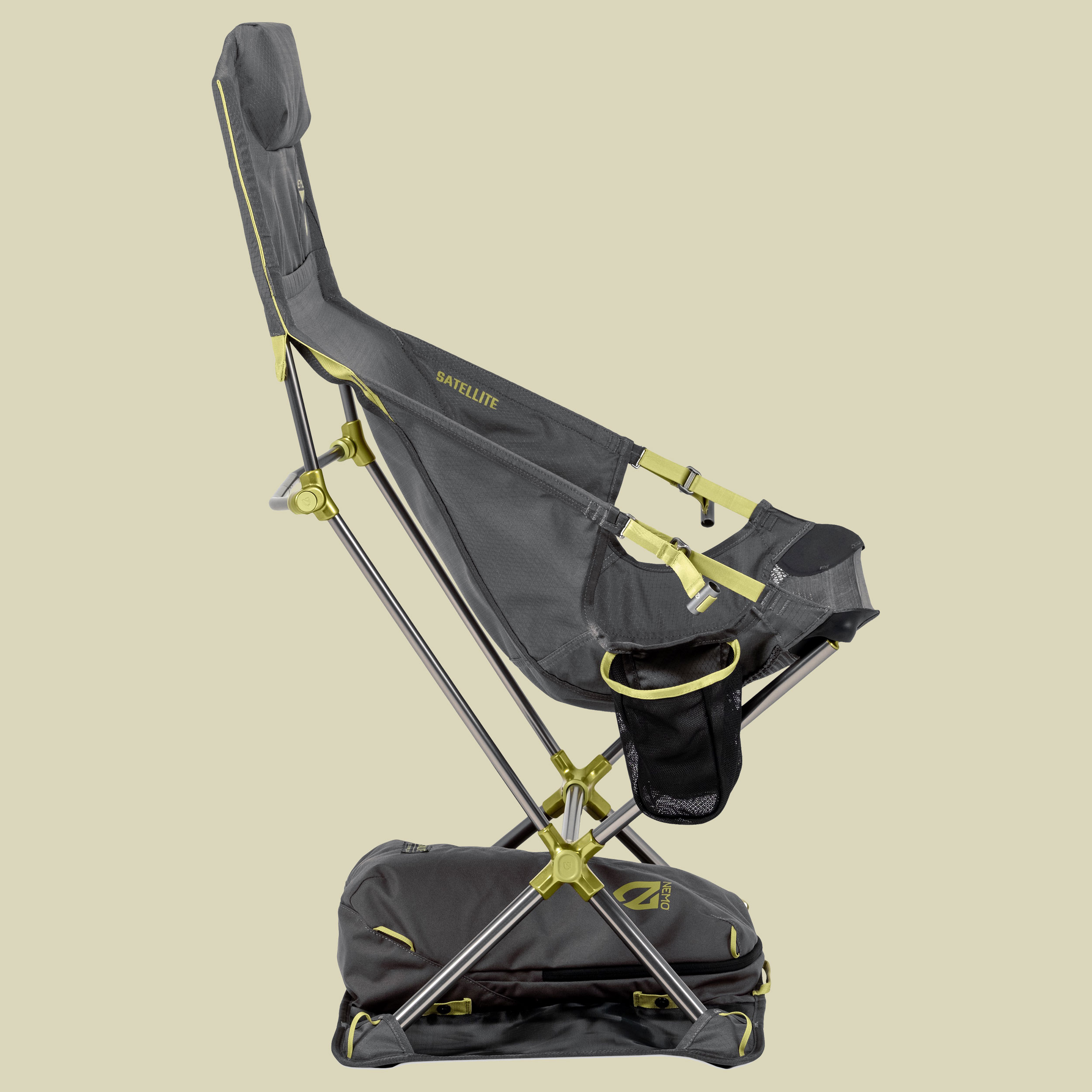 Satellite Reclining Camp Chair - goodnight gray