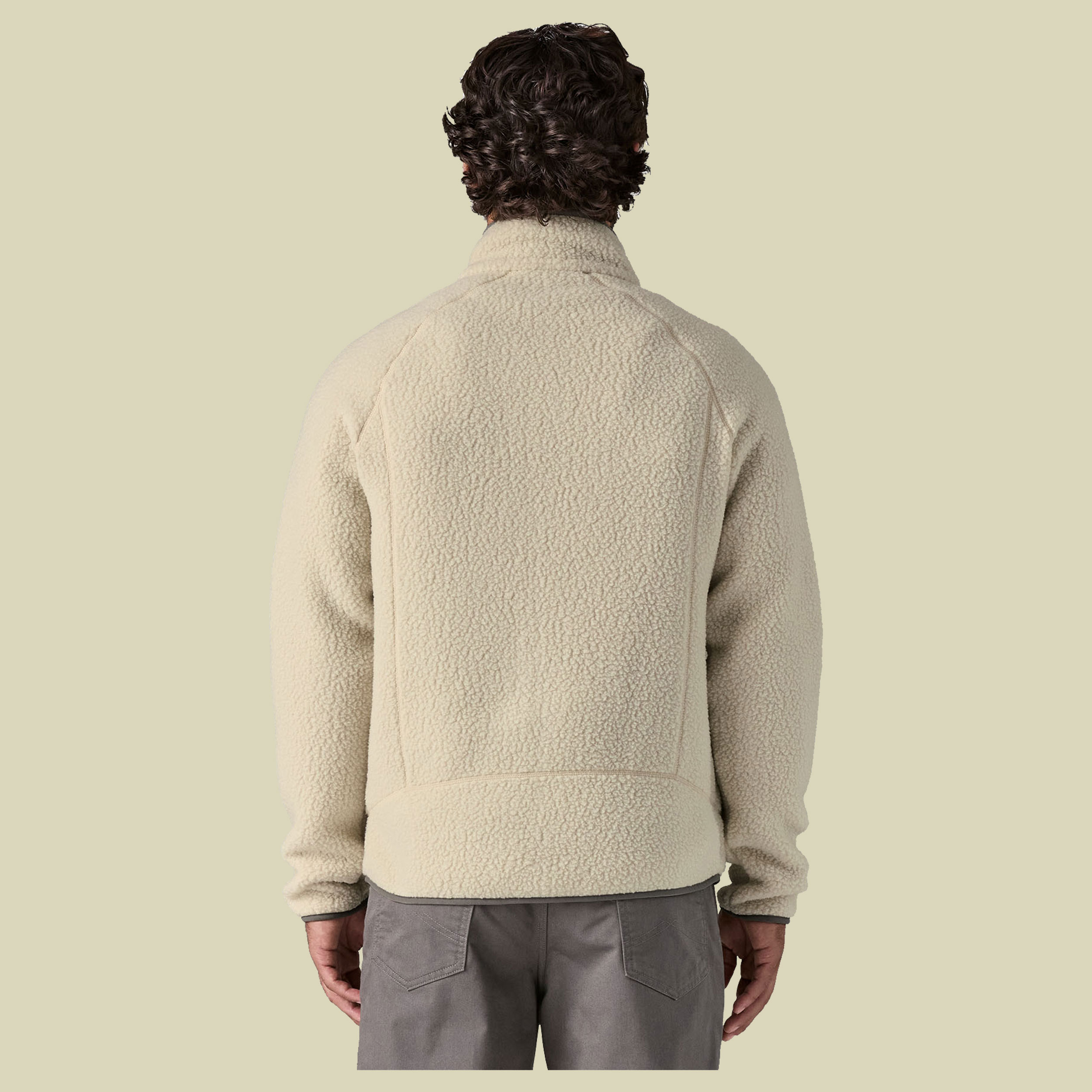 Retro Pile Jacket Men beige XL - pelican