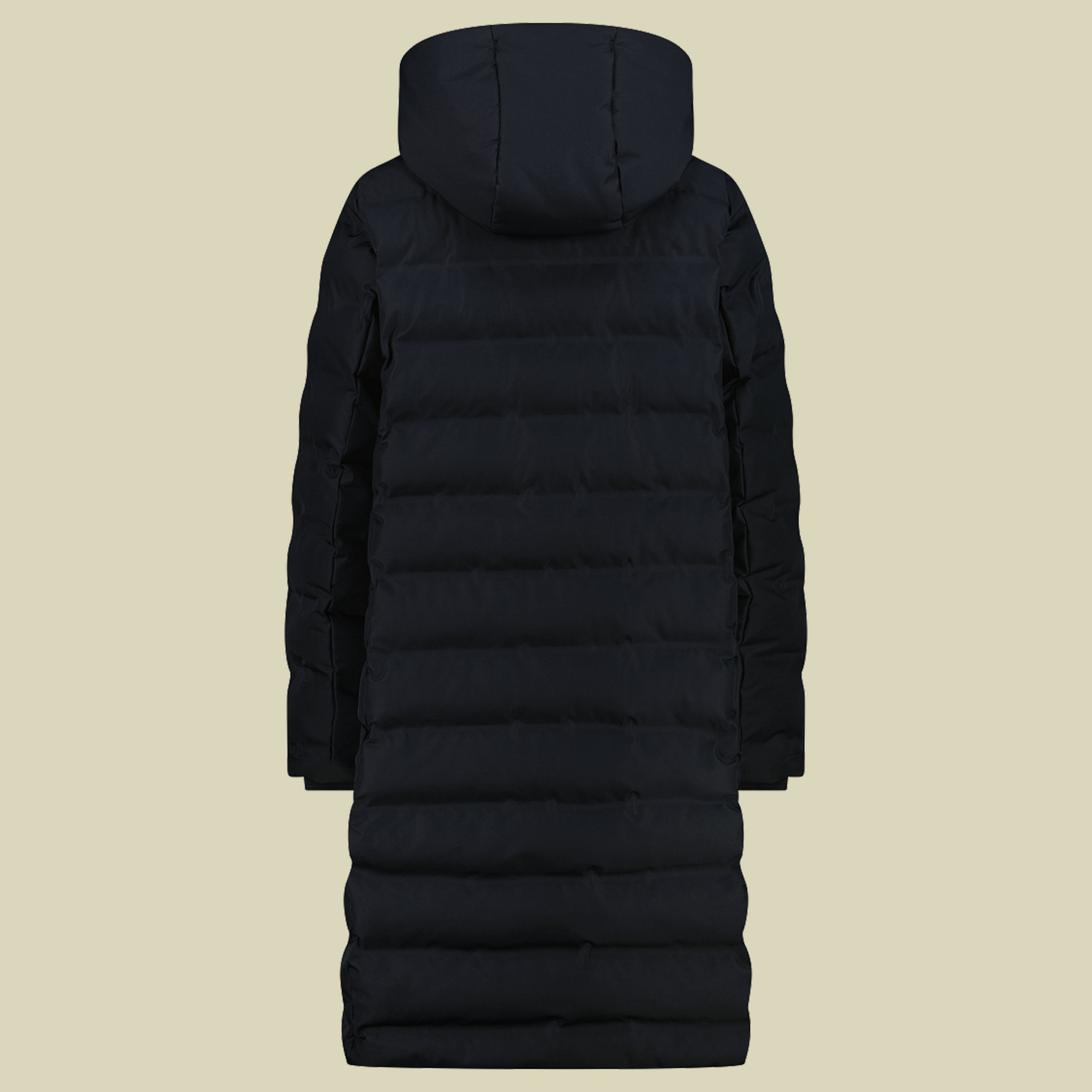 Woman Coat Fix Hood 44 schwarz - Farbe black