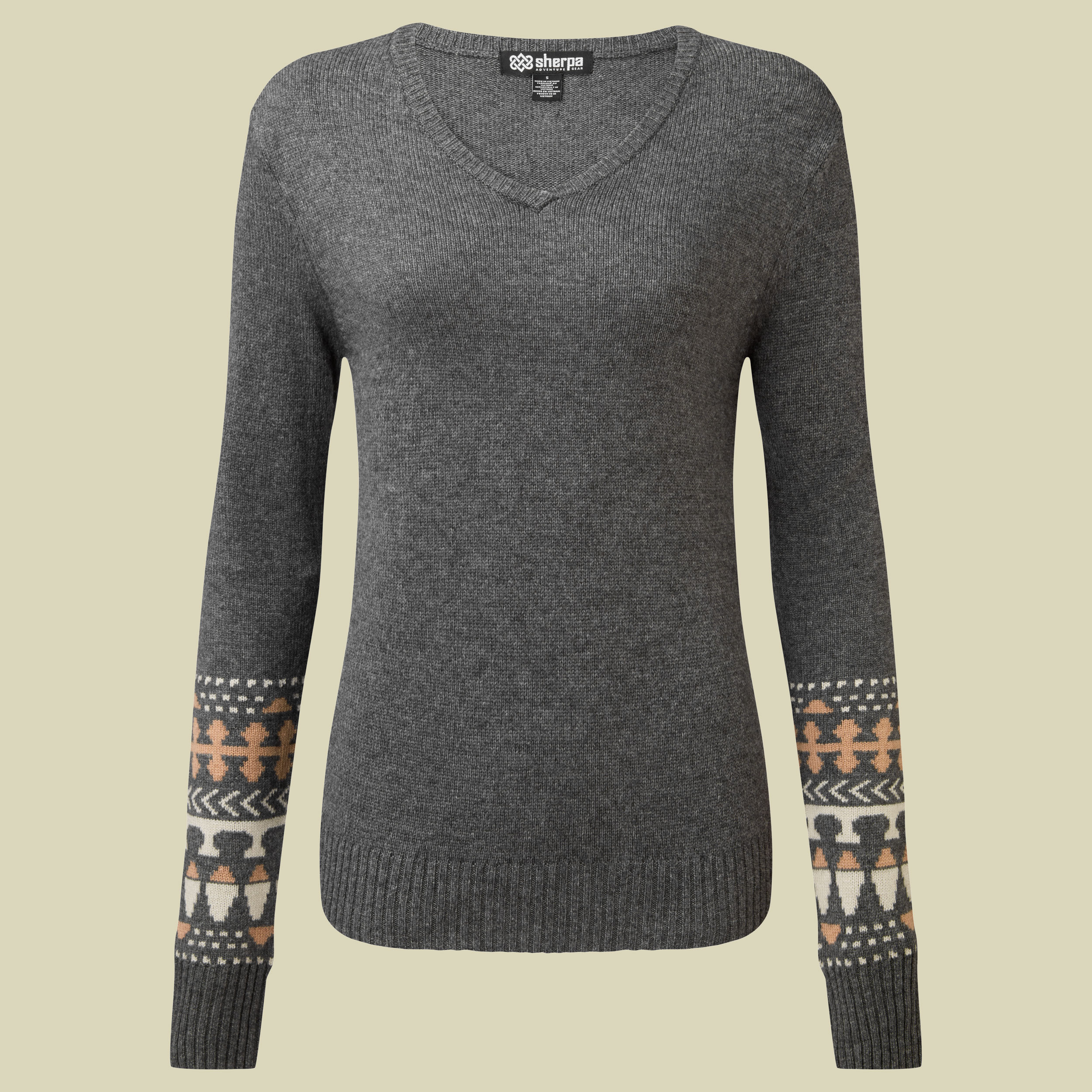 Maya V-Neck Sweater Women Größe XS Farbe kharani grey
