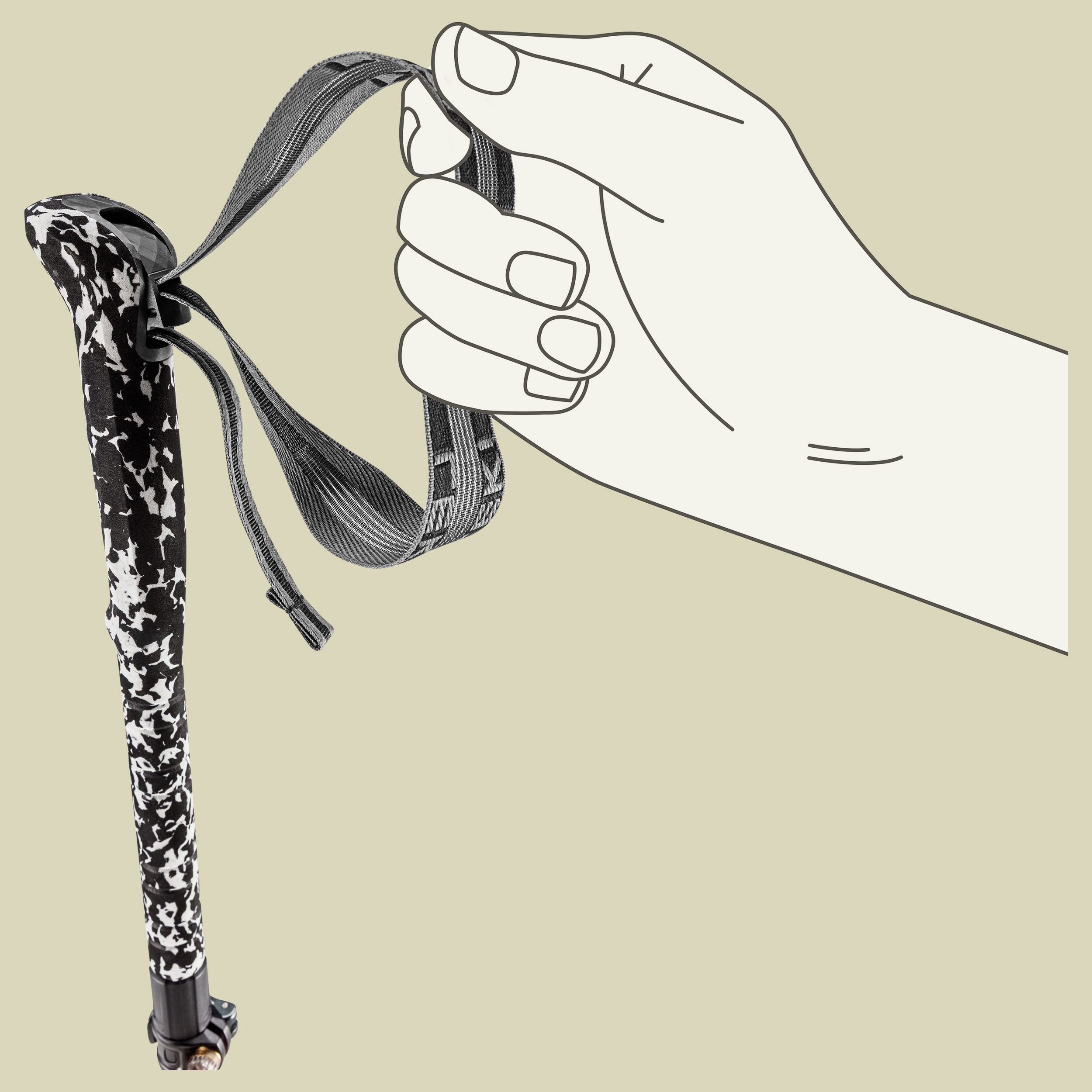 Skysolo FX Carbon Länge 120 - 140 cm Farbe neonorange-white-black