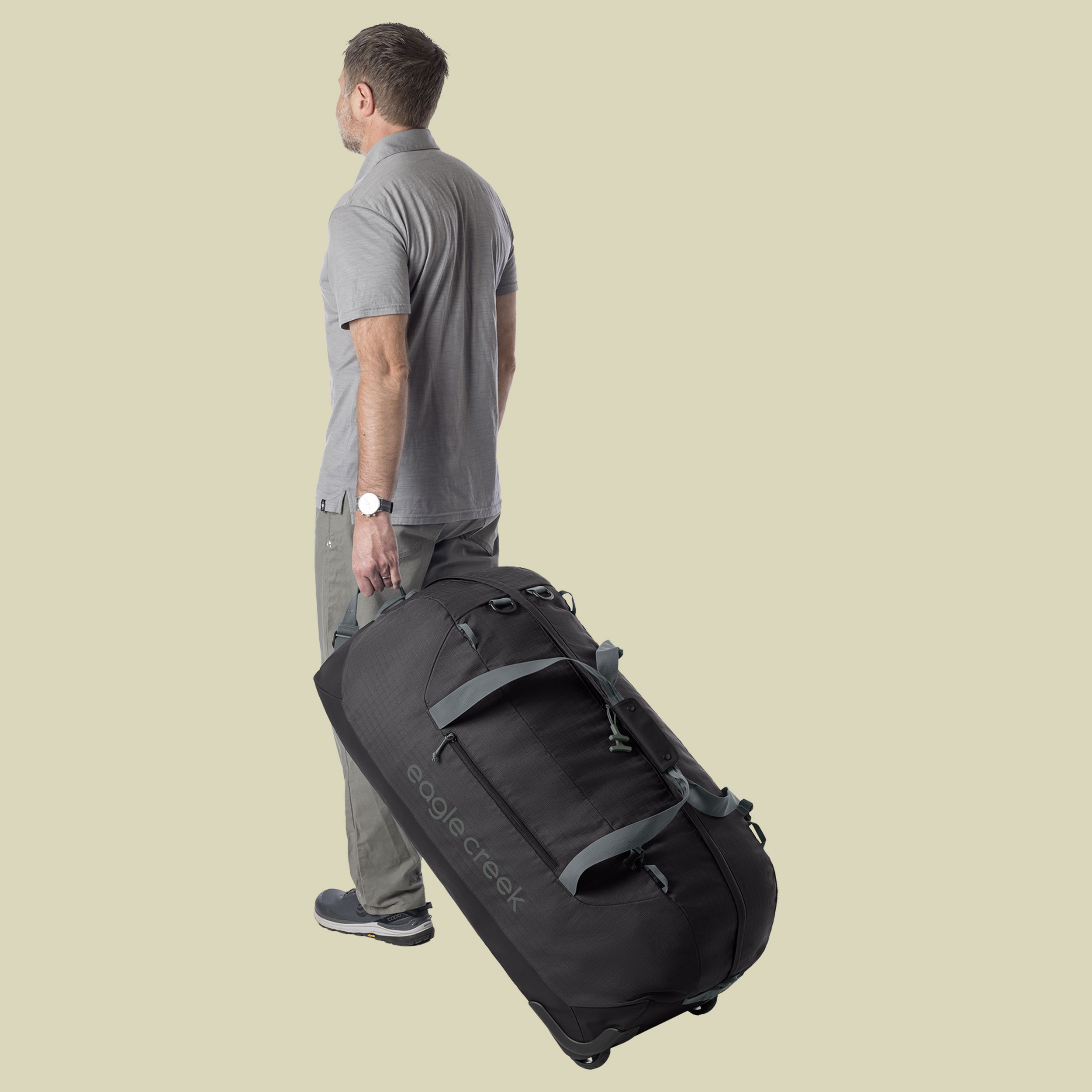 No Matter What Rolling Duffel schwarz 120L