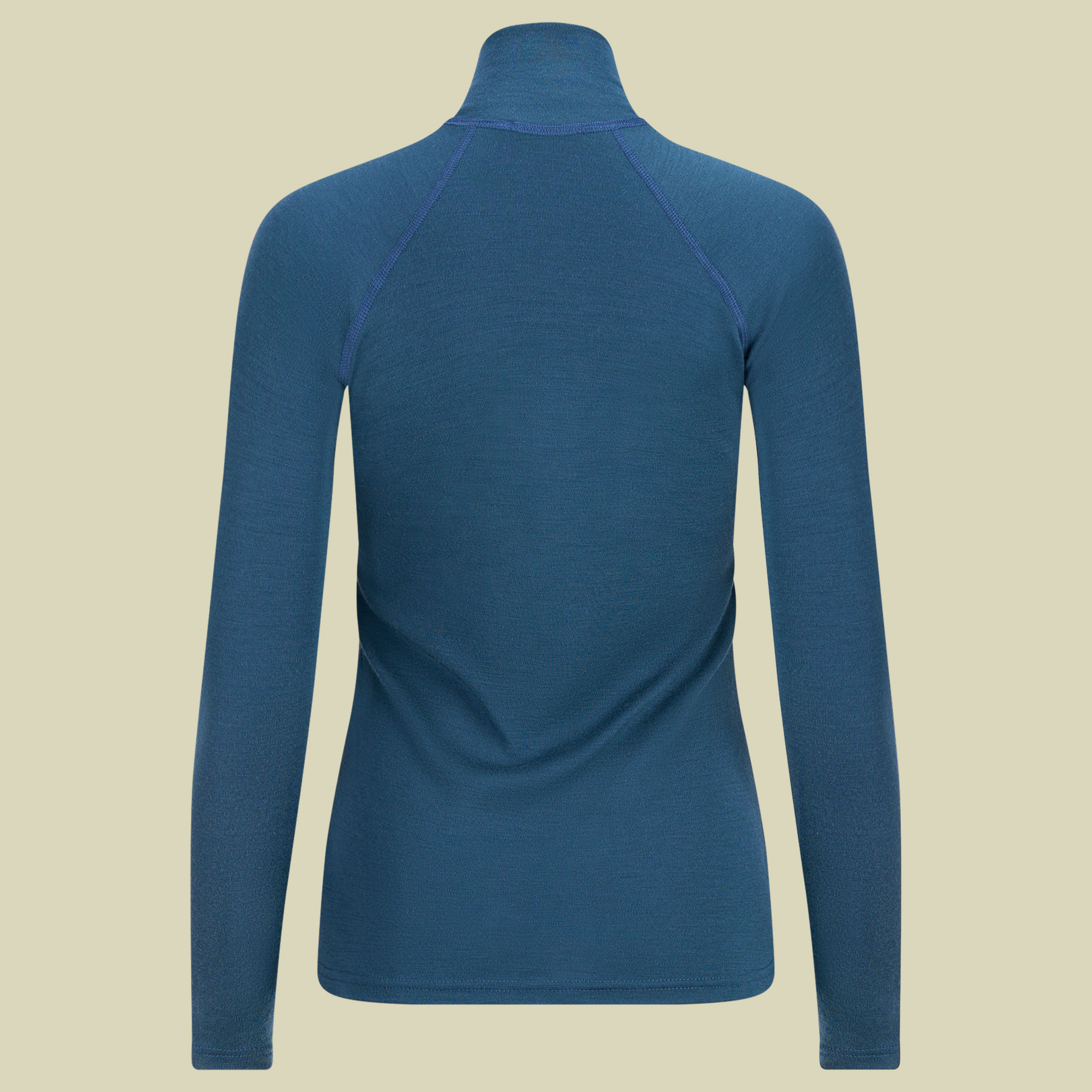 WarmWool Mock Neck W/ZIP Woman midnight navy S