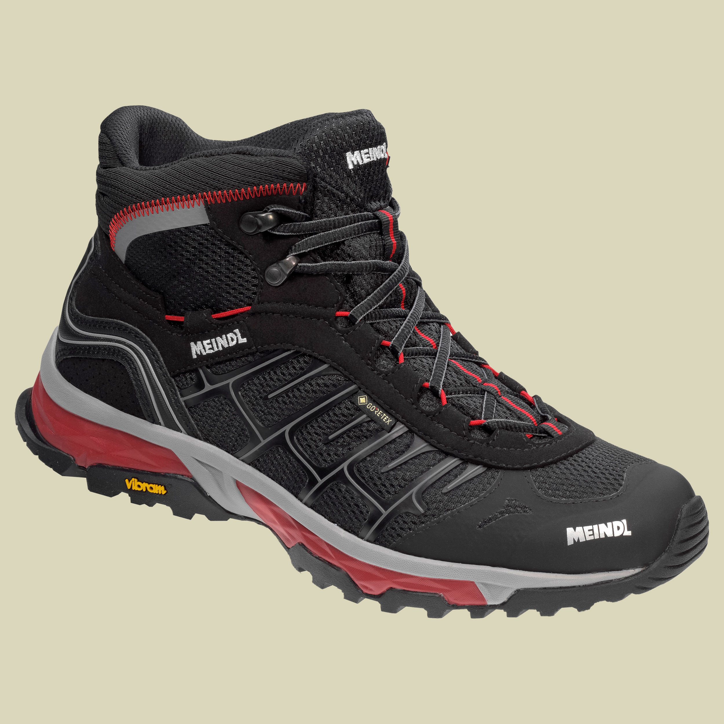 Finale Mid GTX Men Größe UK 11 Farbe schwarz/rot
