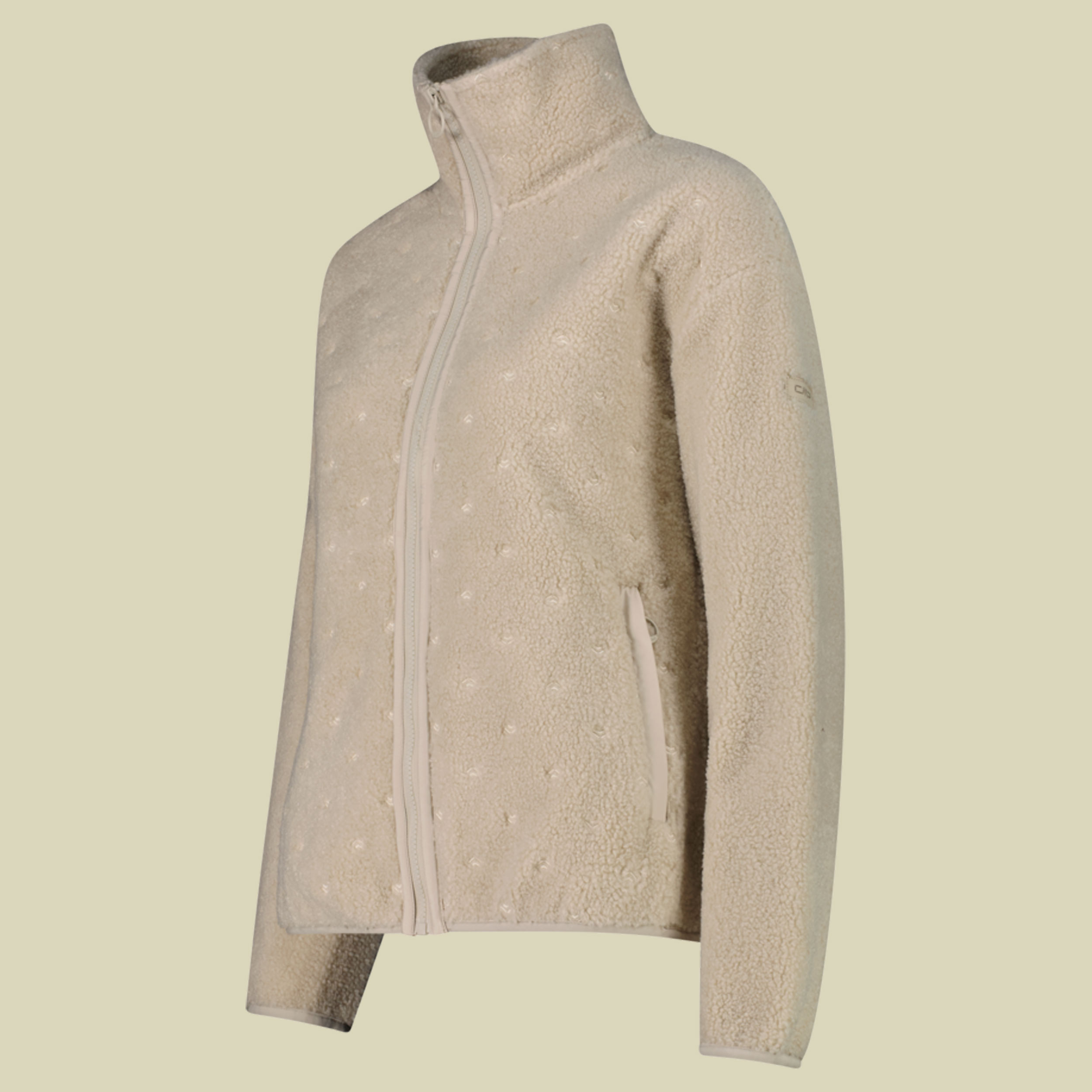 Jacket Soft Teddy Women 36P2926 34 beige - kaki P220